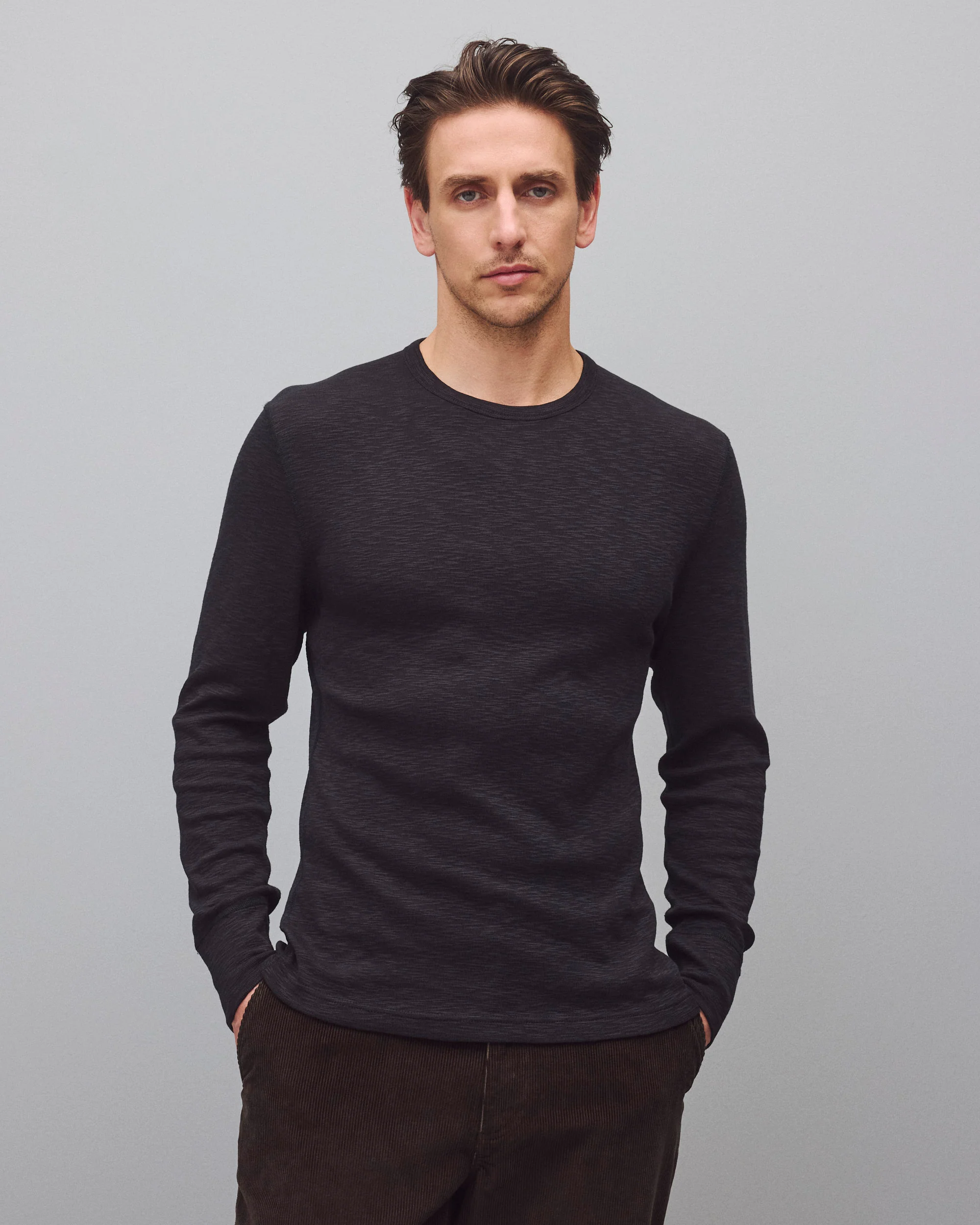 1x1 Slub Slim Long Sleeve - Image 2