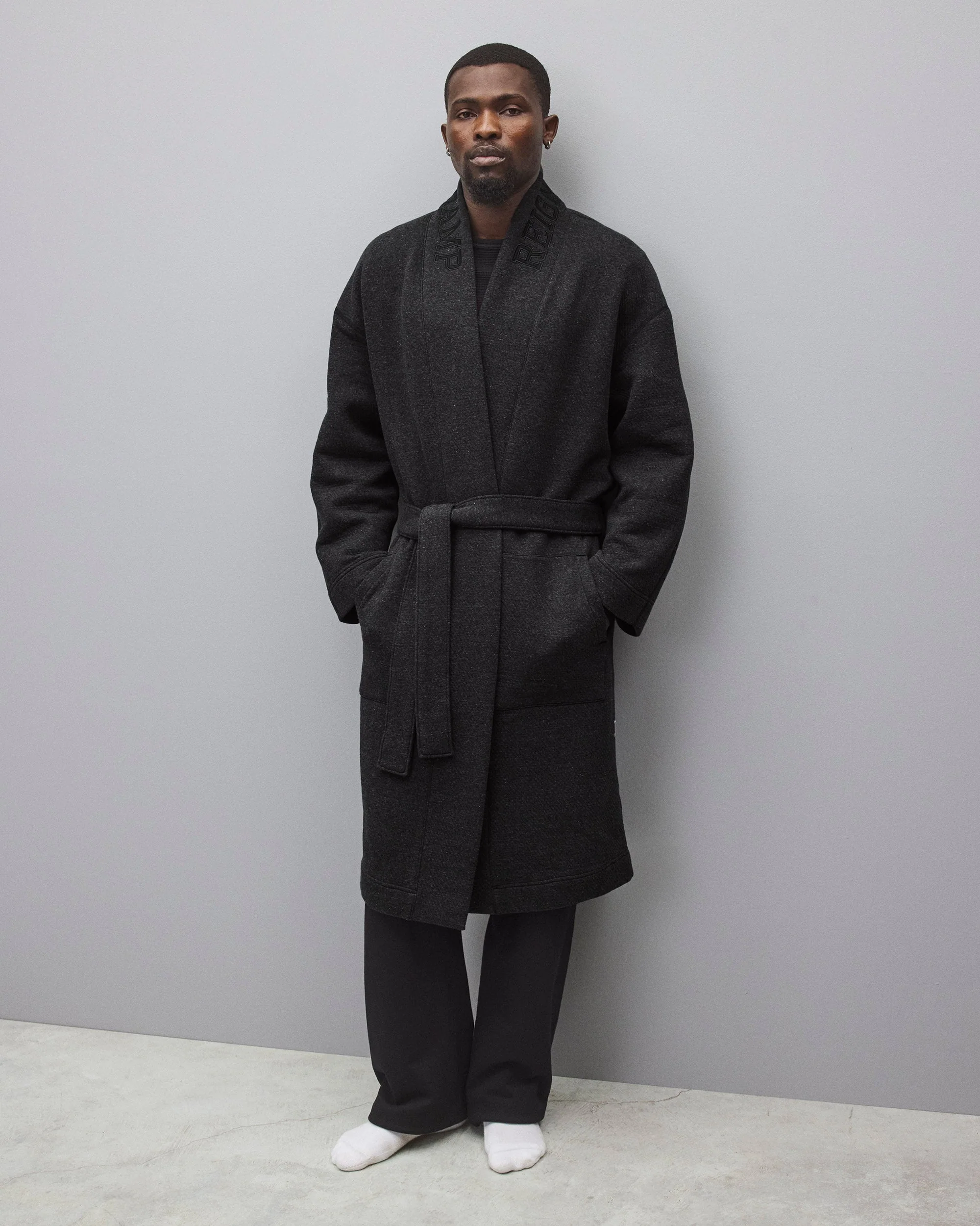 Cabin Fleece Logo Relaxed Robe - Image 2