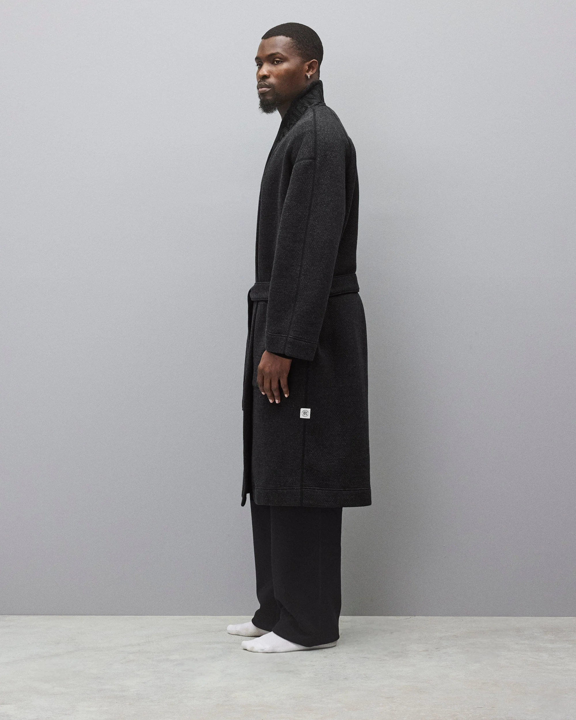 Cabin Fleece Logo Relaxed Robe - Image 4