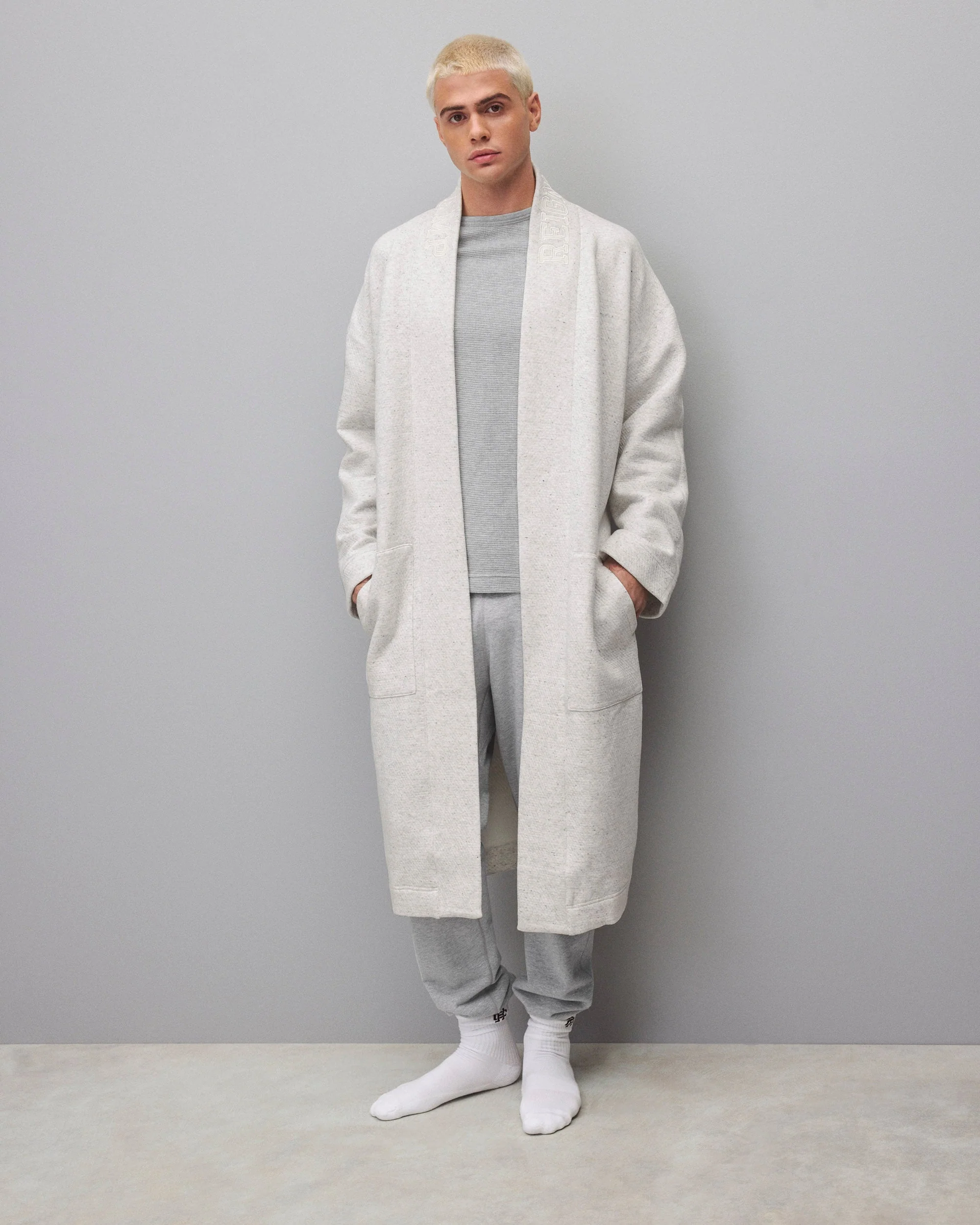 Cabin Fleece Logo Relaxed Robe - Image 2