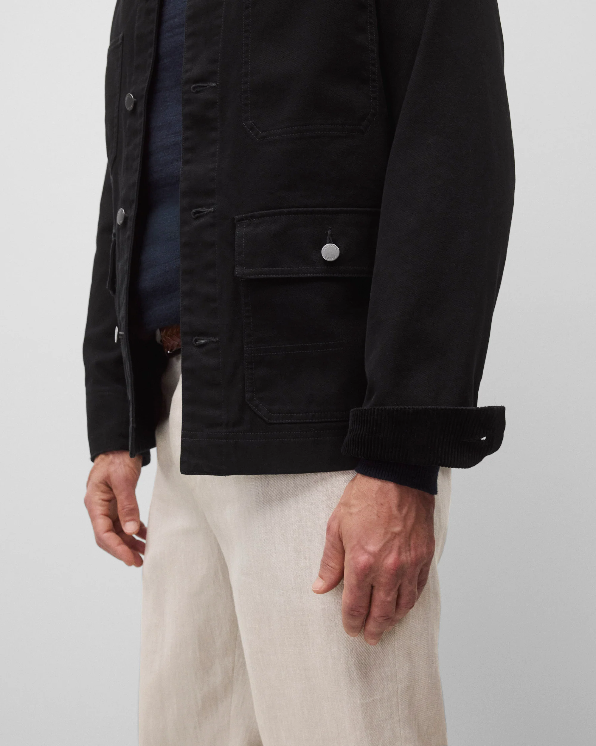 Cotton Canvas Chore Jacket - Image 7