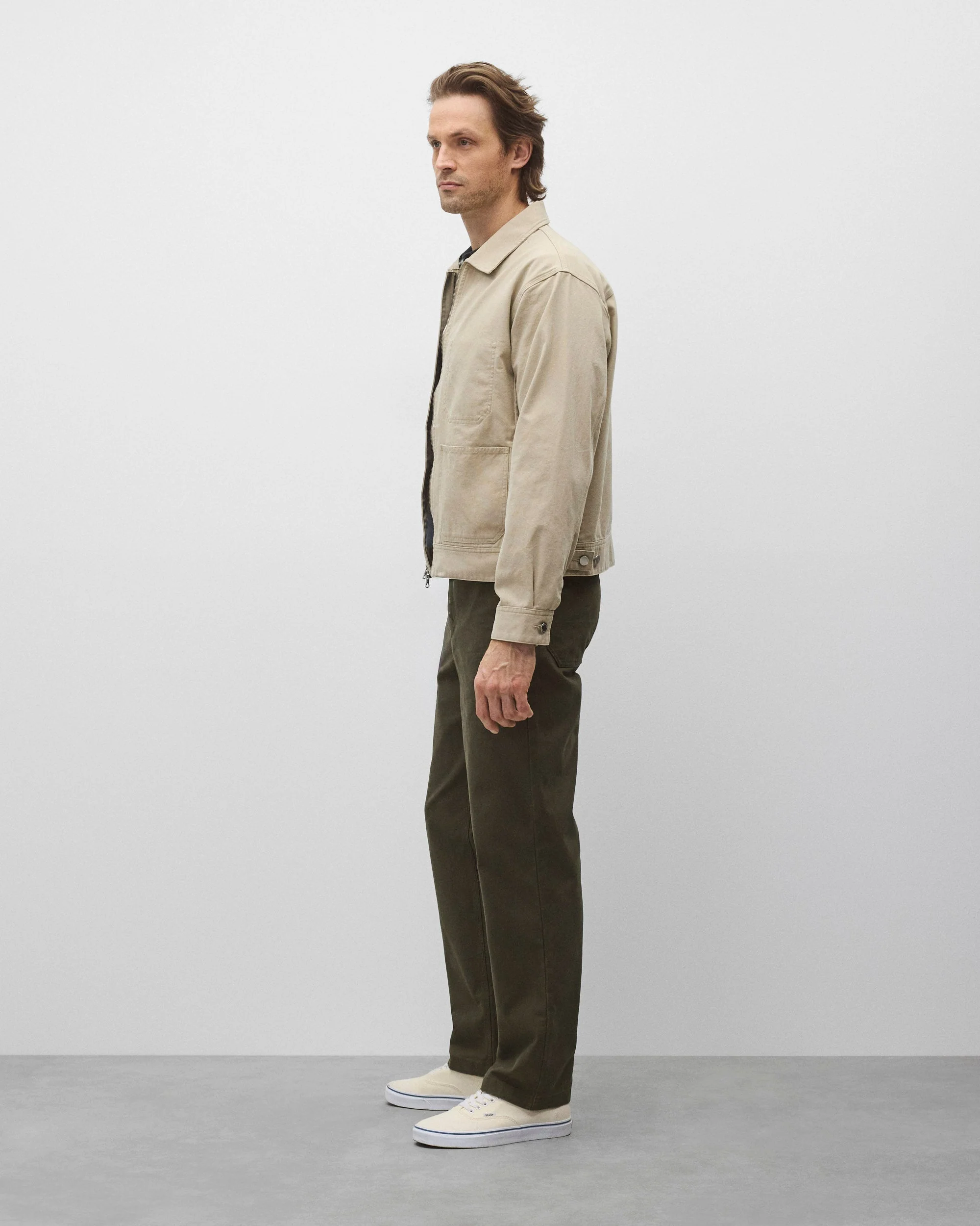 Cotton Canvas Grounds Jacket - Image 4
