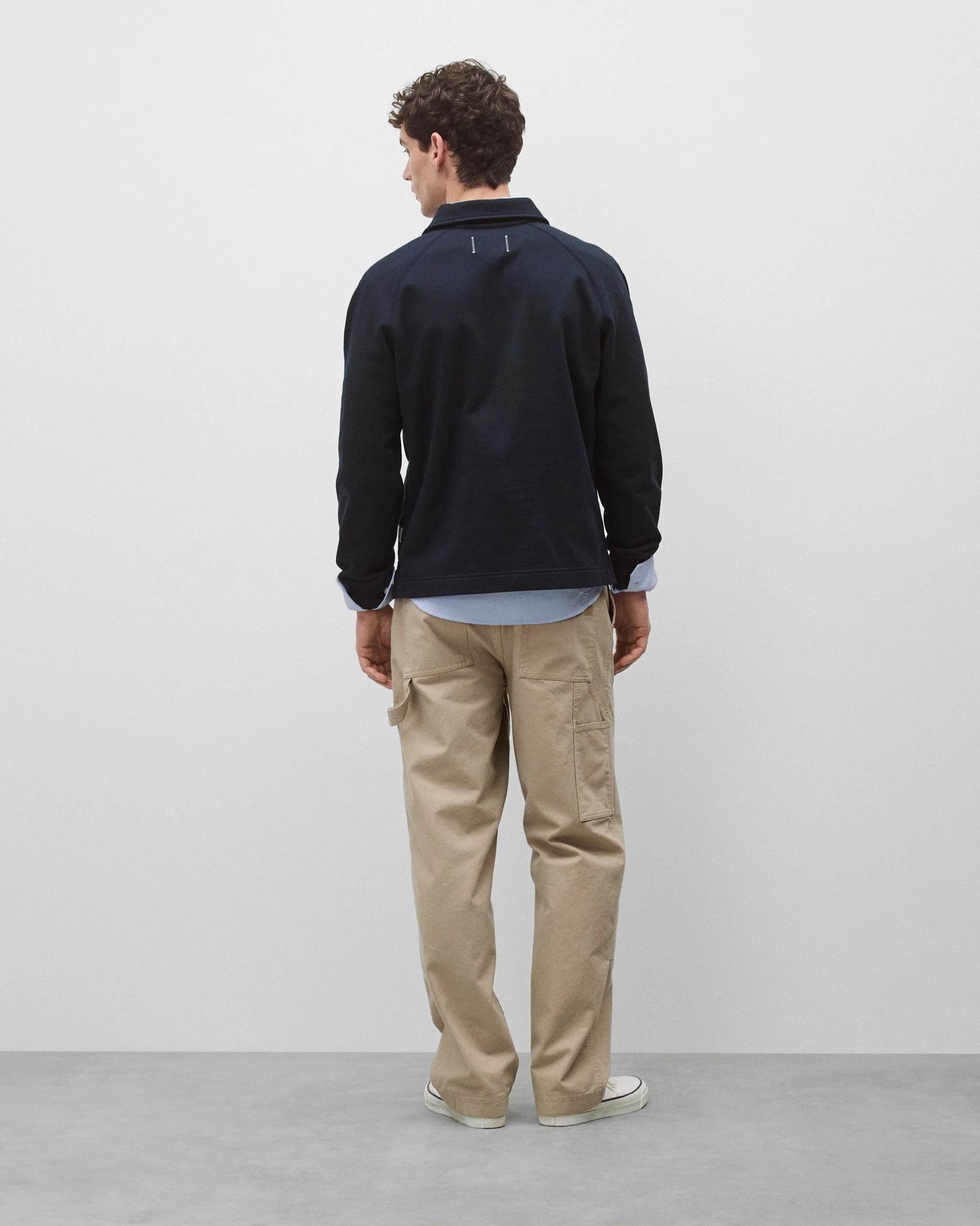Cotton Canvas Relaxed Double Knee Pant - Image 5