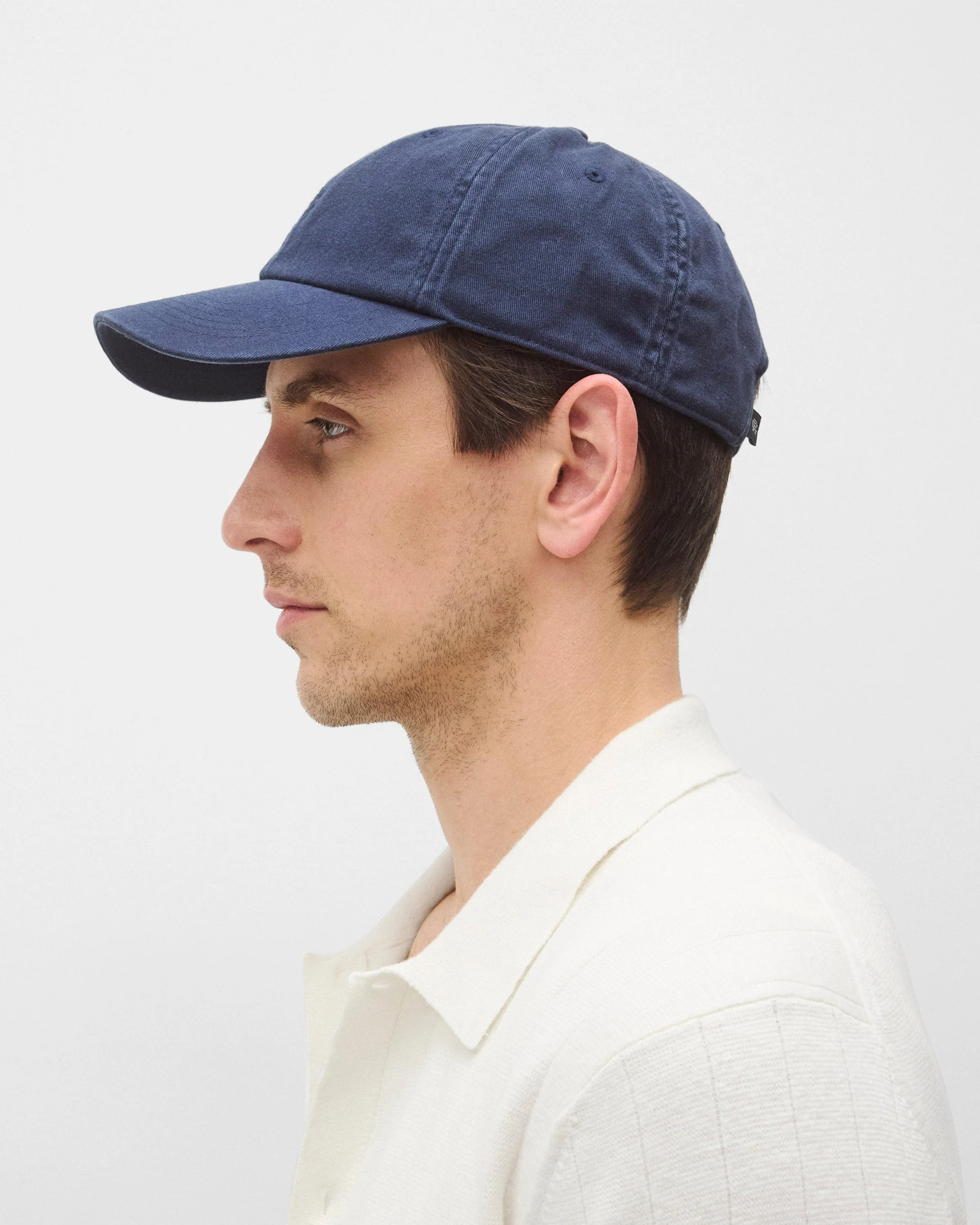 Cotton Chino Low Pro Monogram Strapback Cap - Image 3