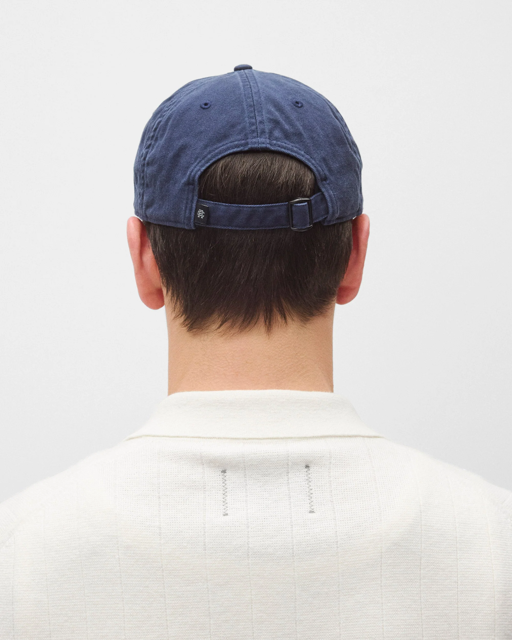 Cotton Chino Low Pro Monogram Strapback Cap - Image 4