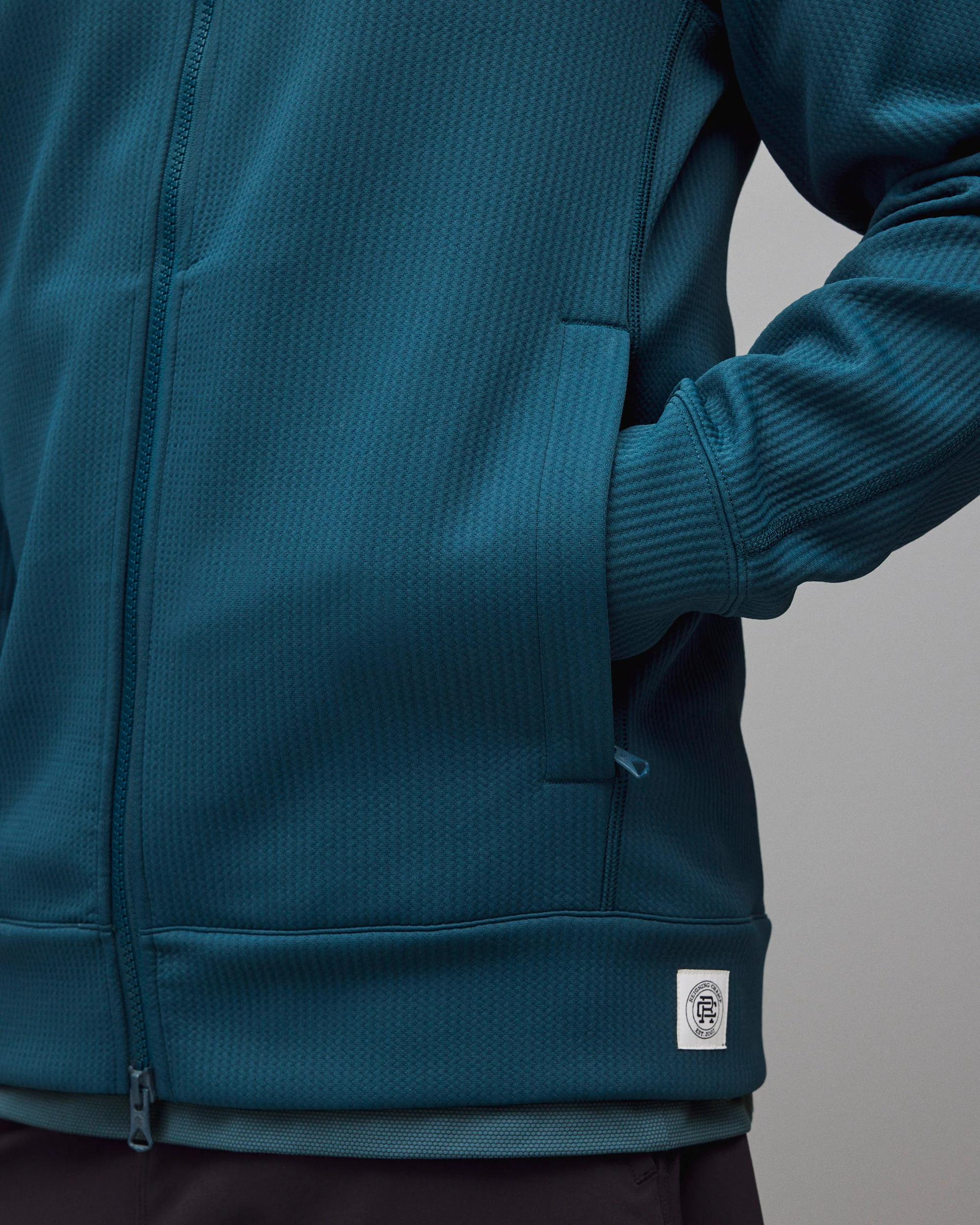 Double Knit Rally Slim Track Jacket - Image 7