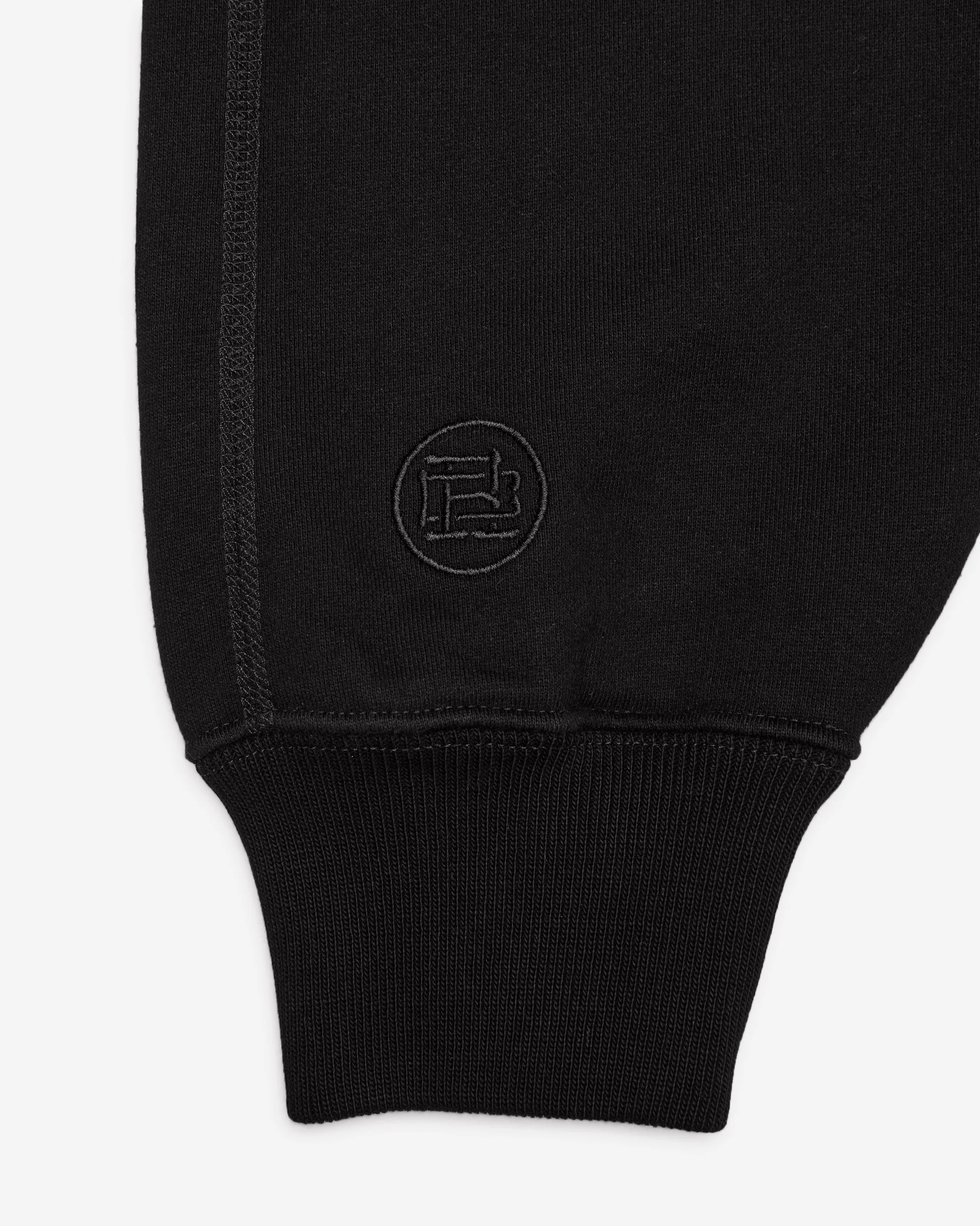 Kyoto Black Midweight Terry Rugby Standard Sweater - Image 11