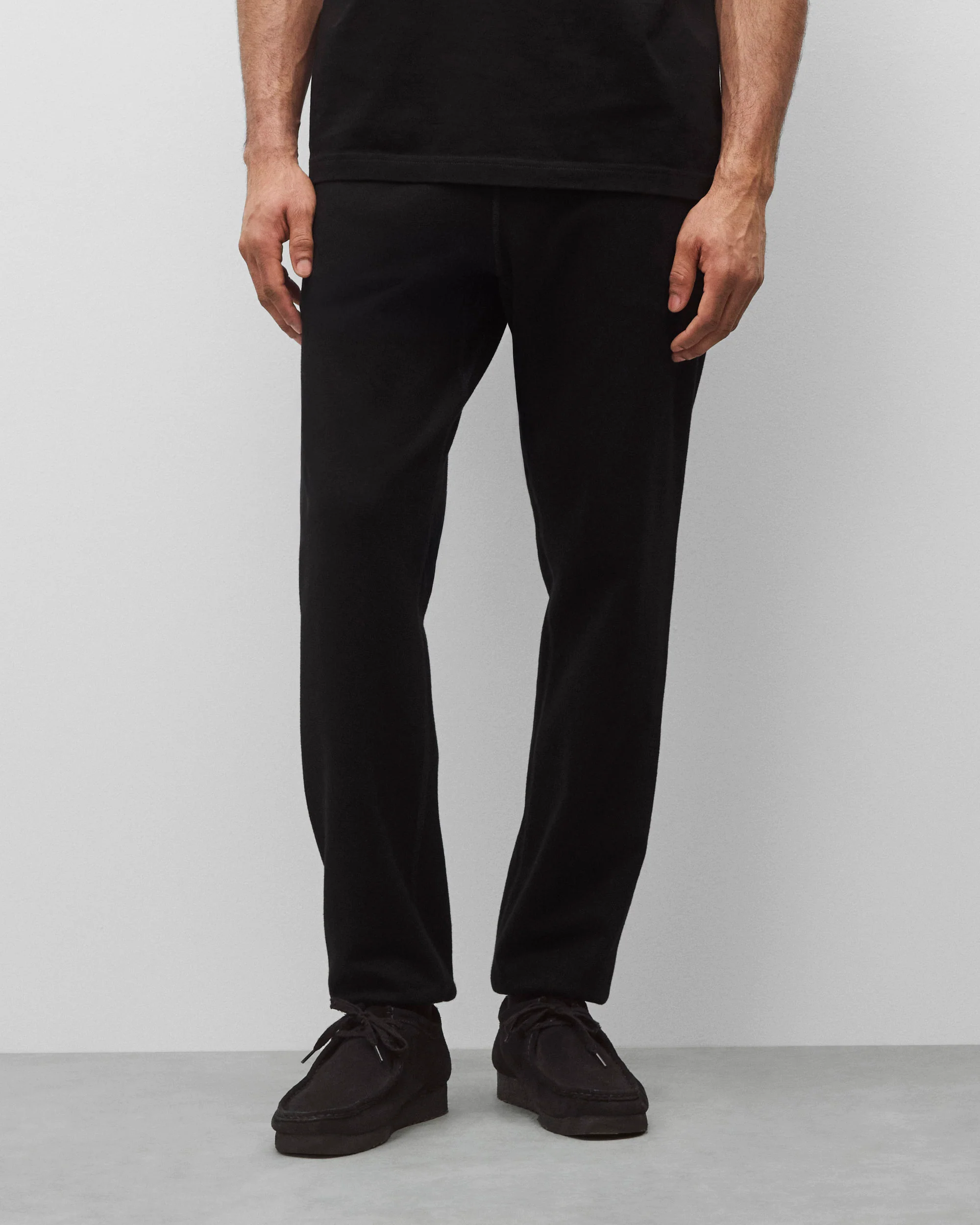 Kyoto Black Midweight Terry Standard Sweatpant - Image 3