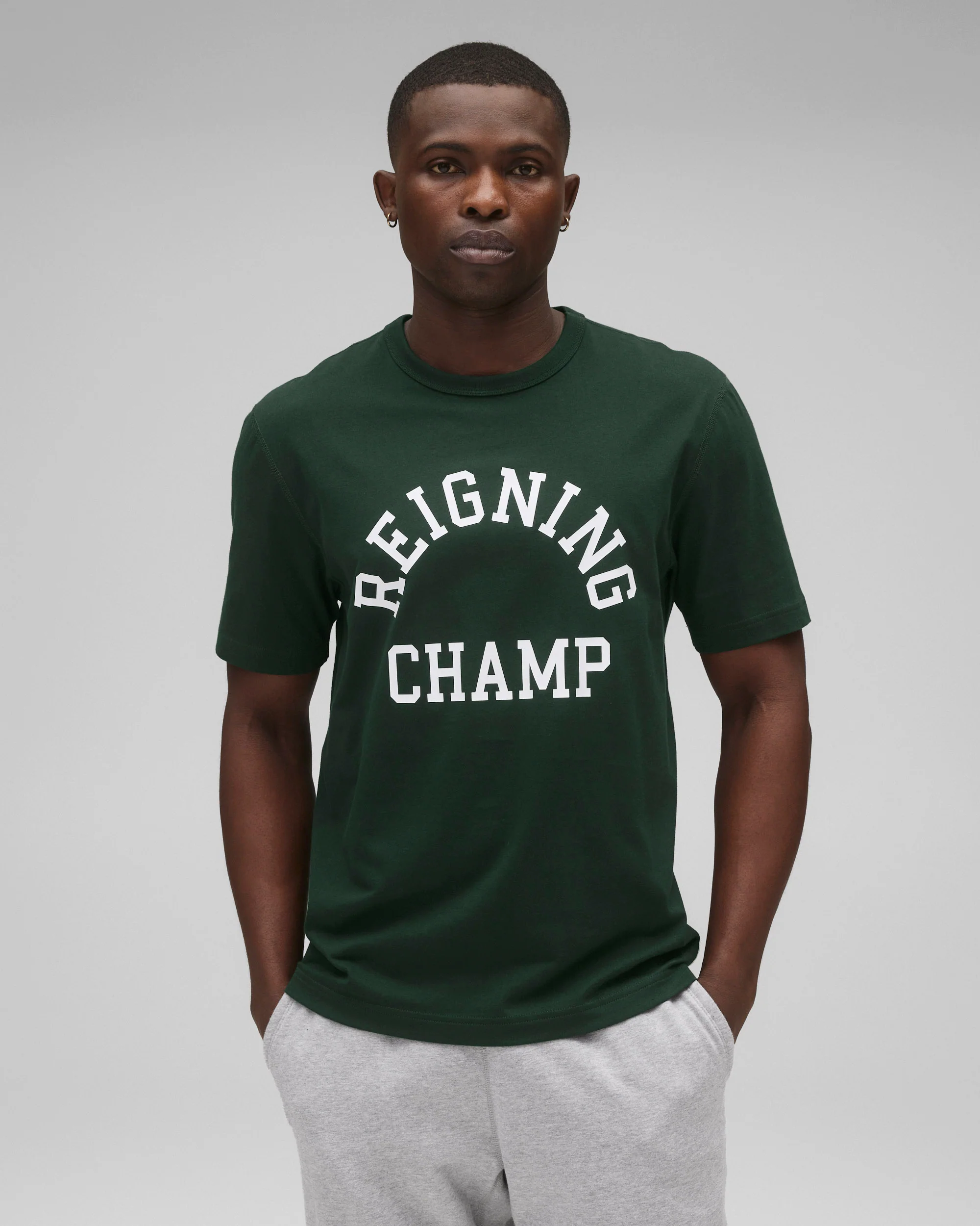Lightweight Jersey Arch Logo Standard T-Shirt - Image 2