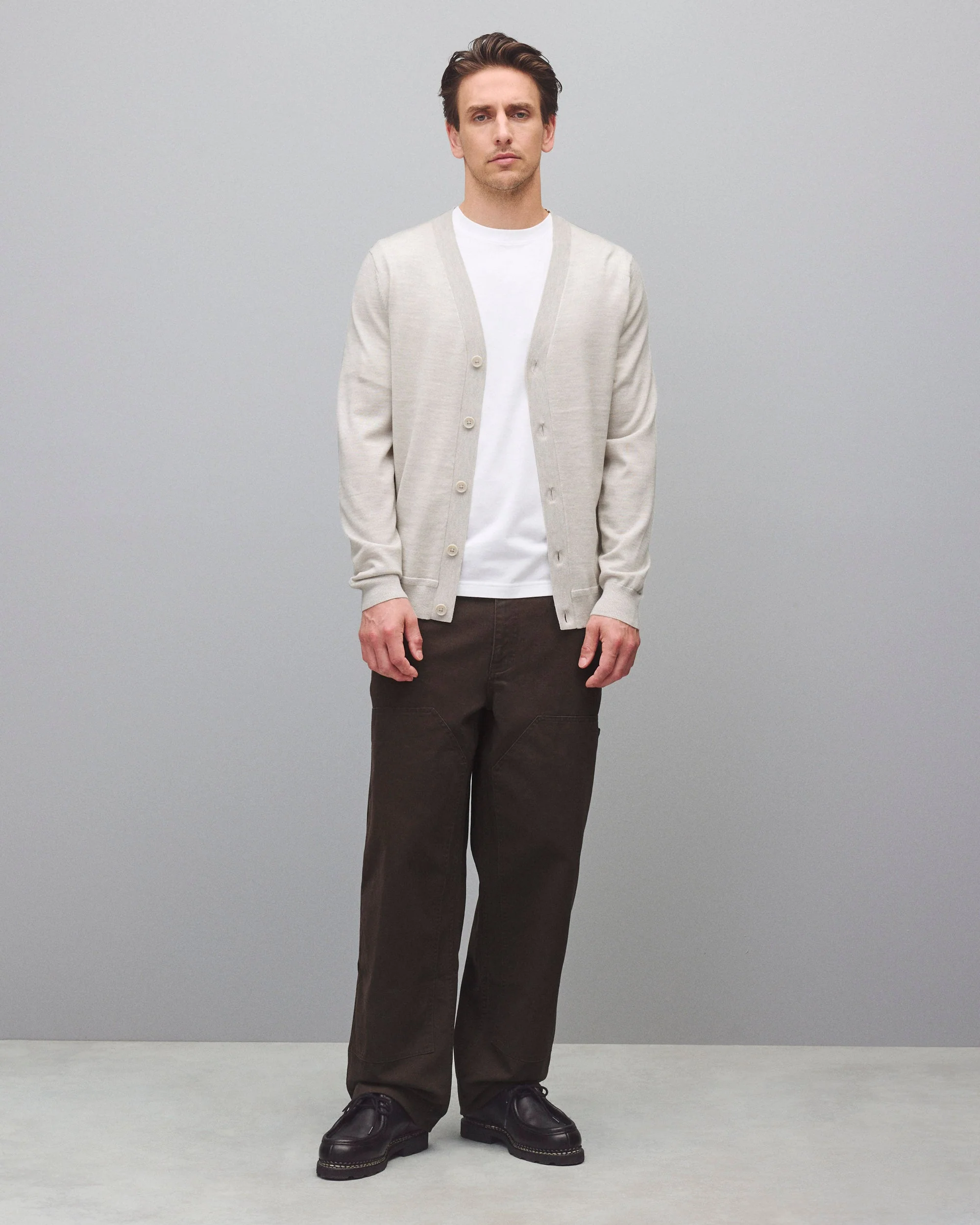 Lightweight Merino Harry Cardigan - Image 3