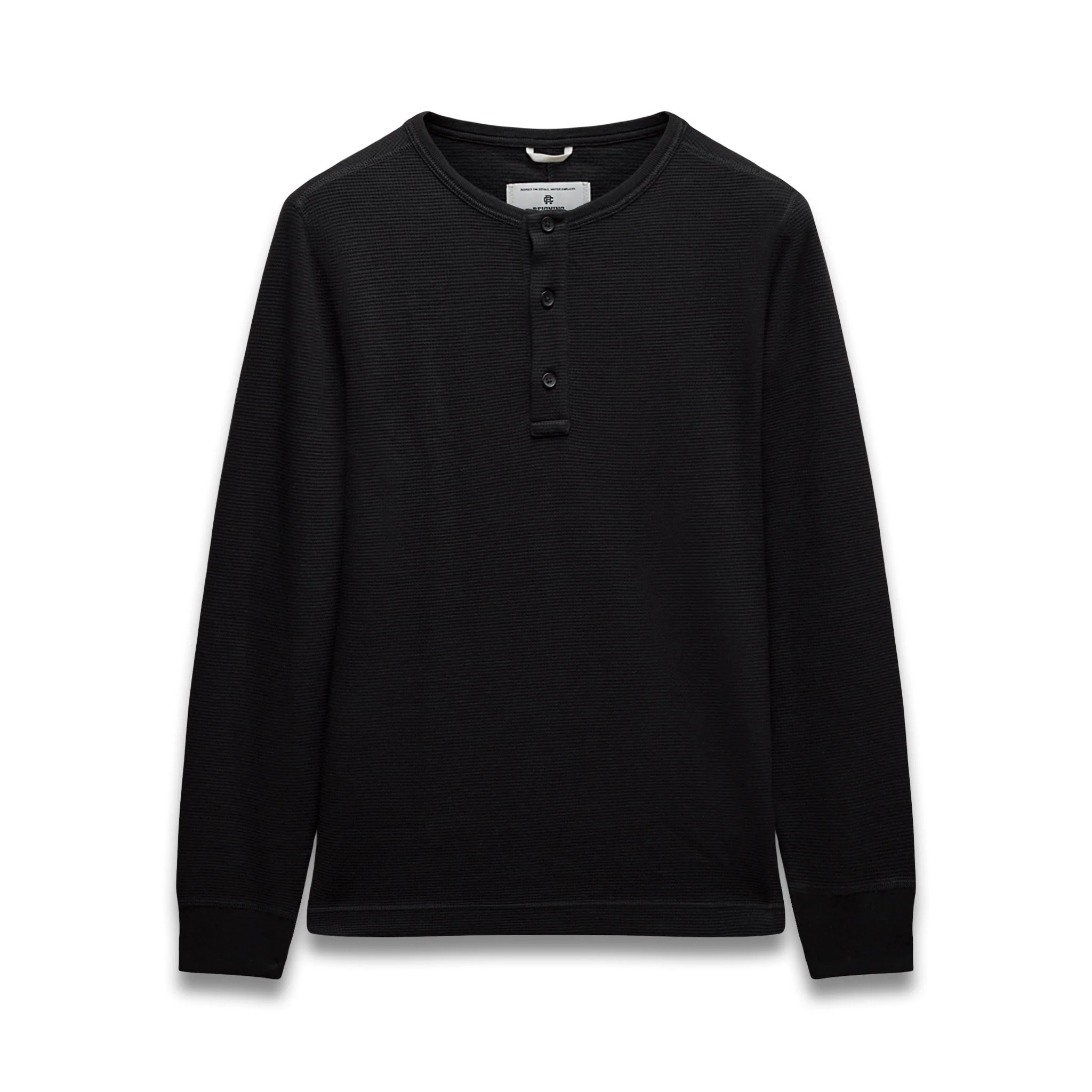 Lightweight Waffle Standard Henley