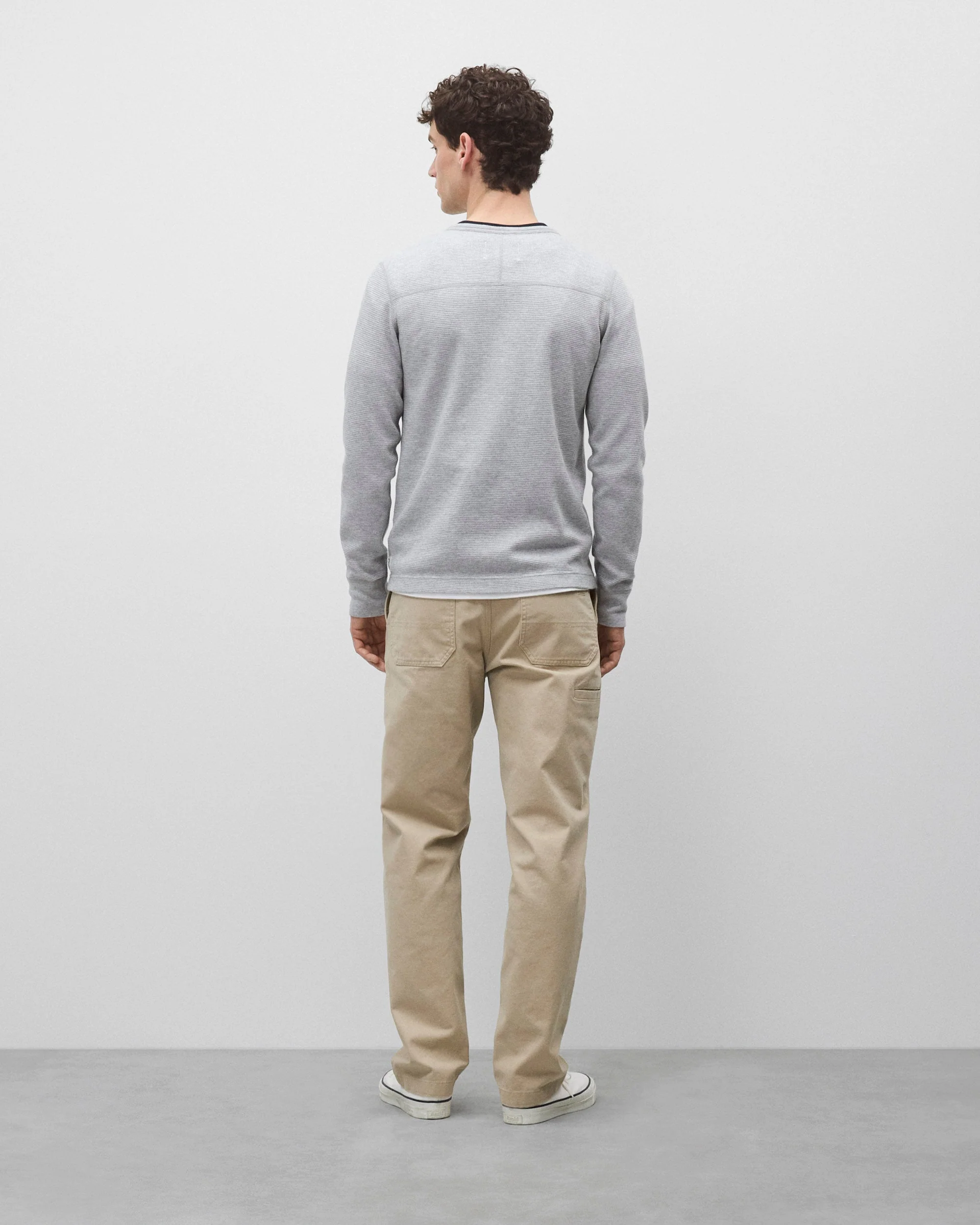 Lightweight Waffle Standard Henley - Image 5