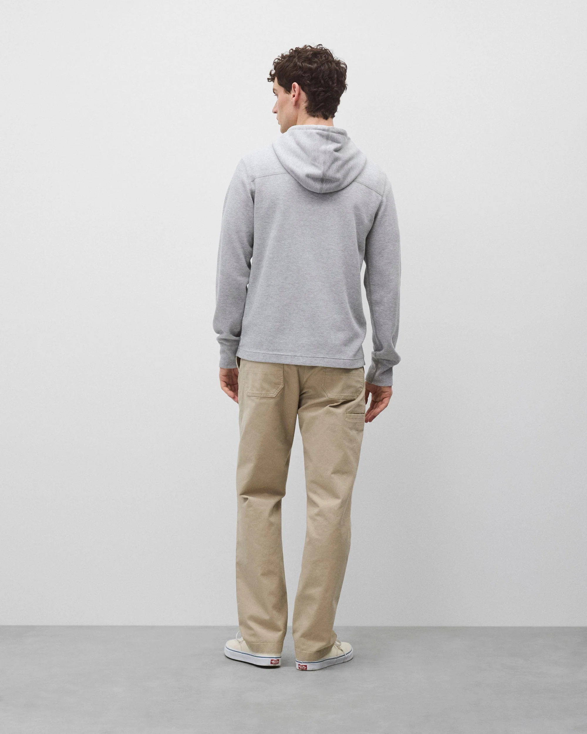 Lightweight Waffle Standard Hoodie - Image 5