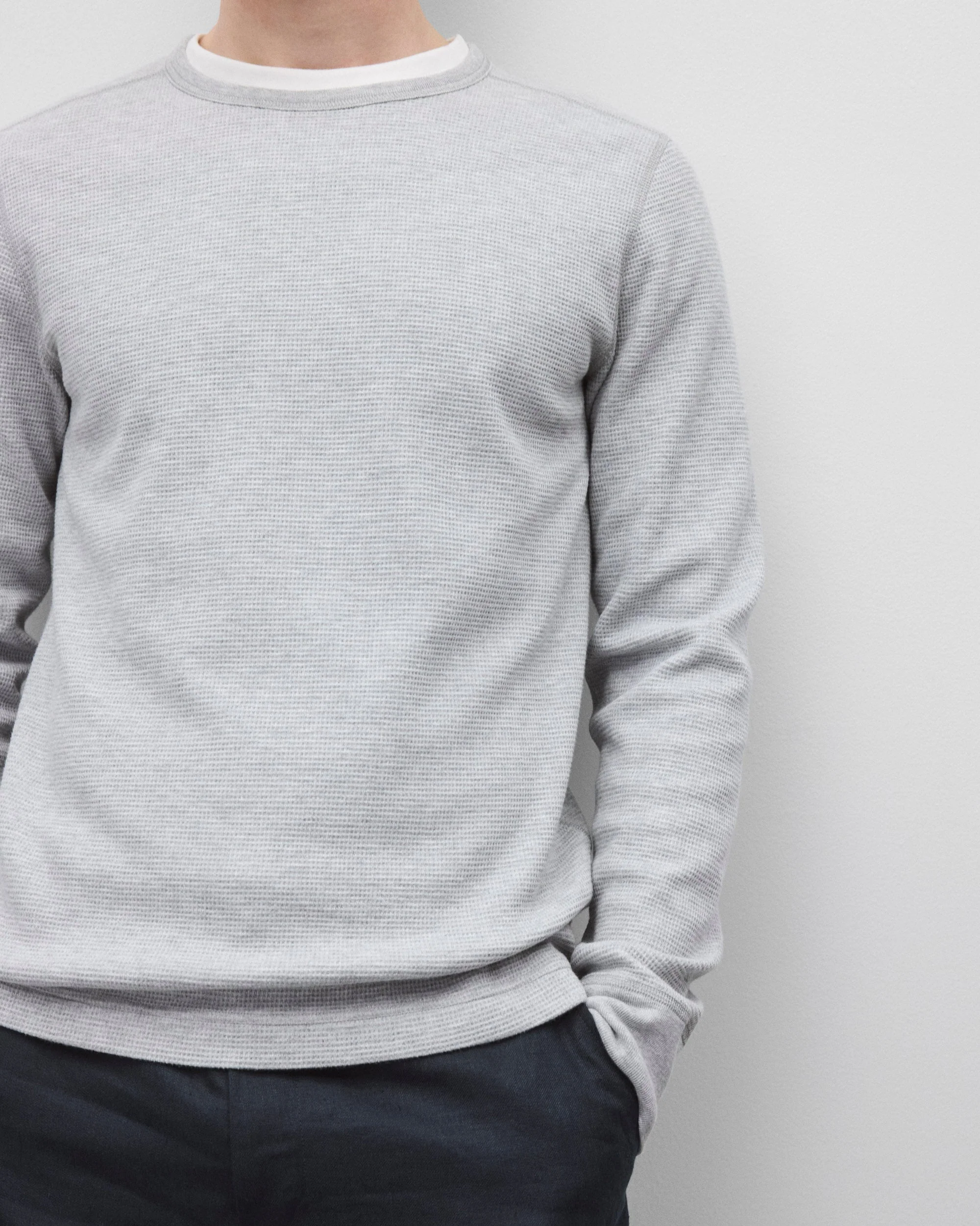 Lightweight Waffle Standard Long Sleeve - Image 6