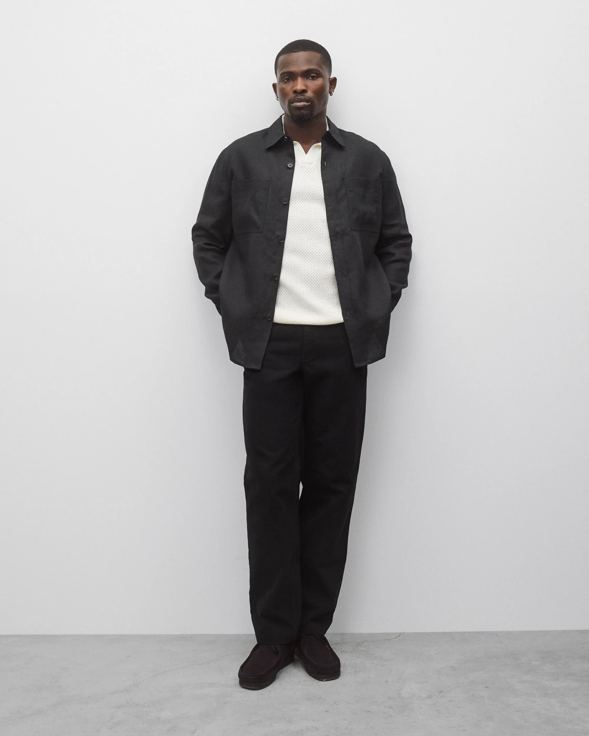 Linen Concourse Standard Overshirt - Image 3