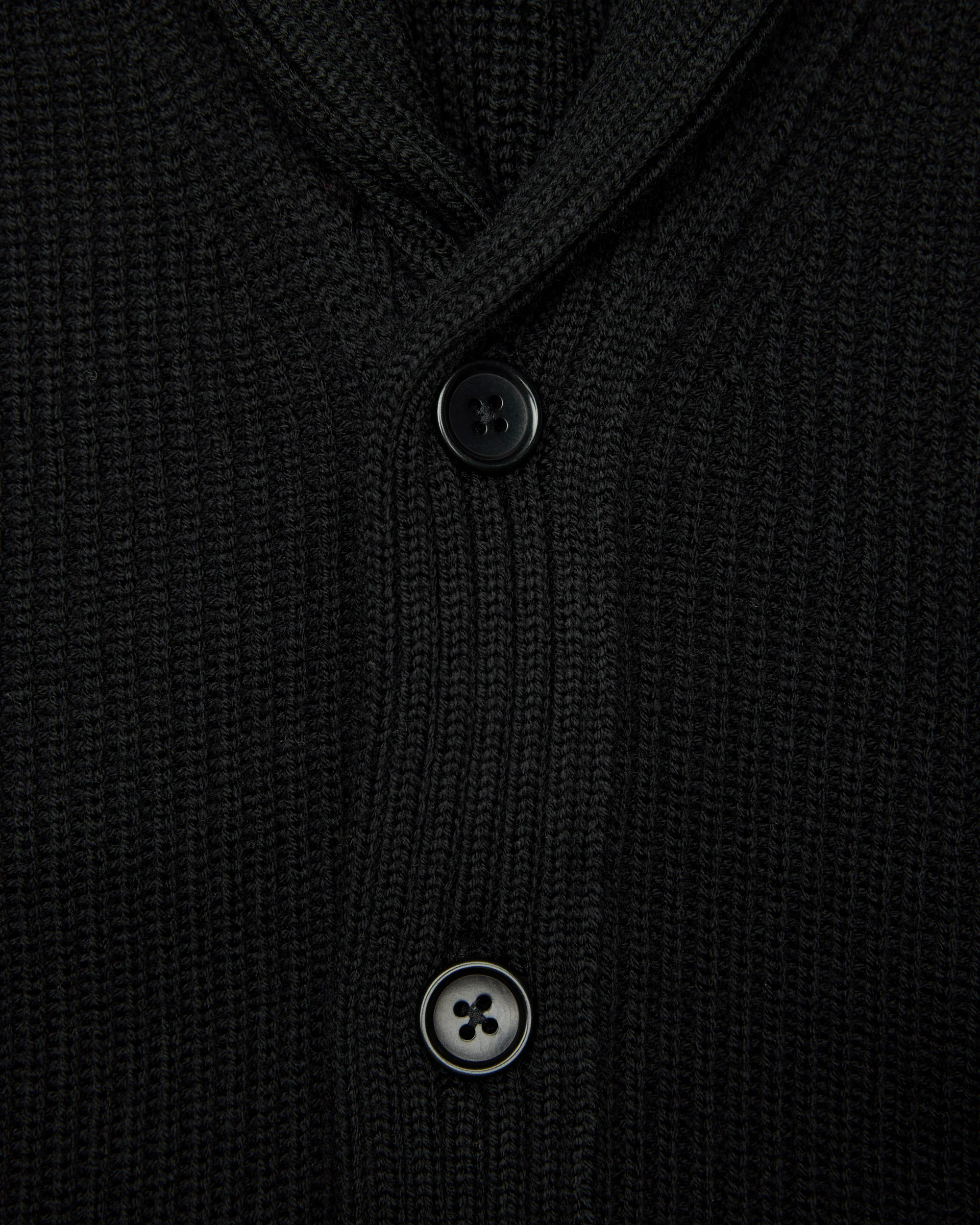 Merino Rib Vinnie Shawl Cardigan - Image 9