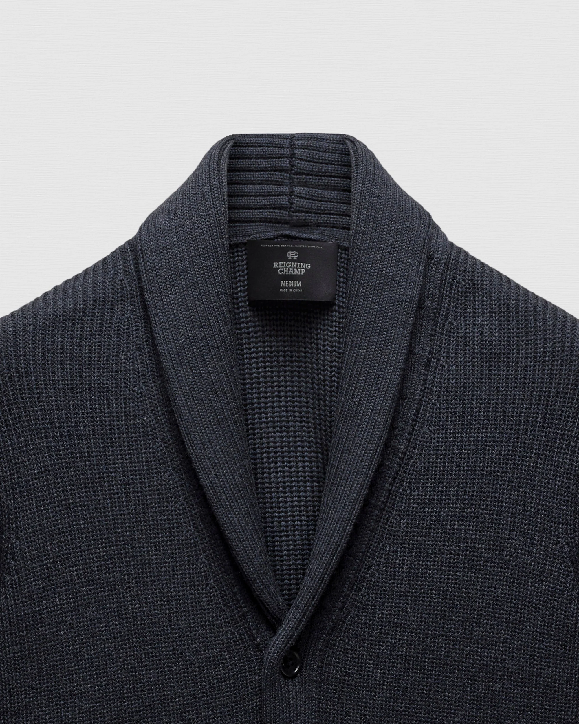 Merino Rib Vinnie Shawl Cardigan - Image 6