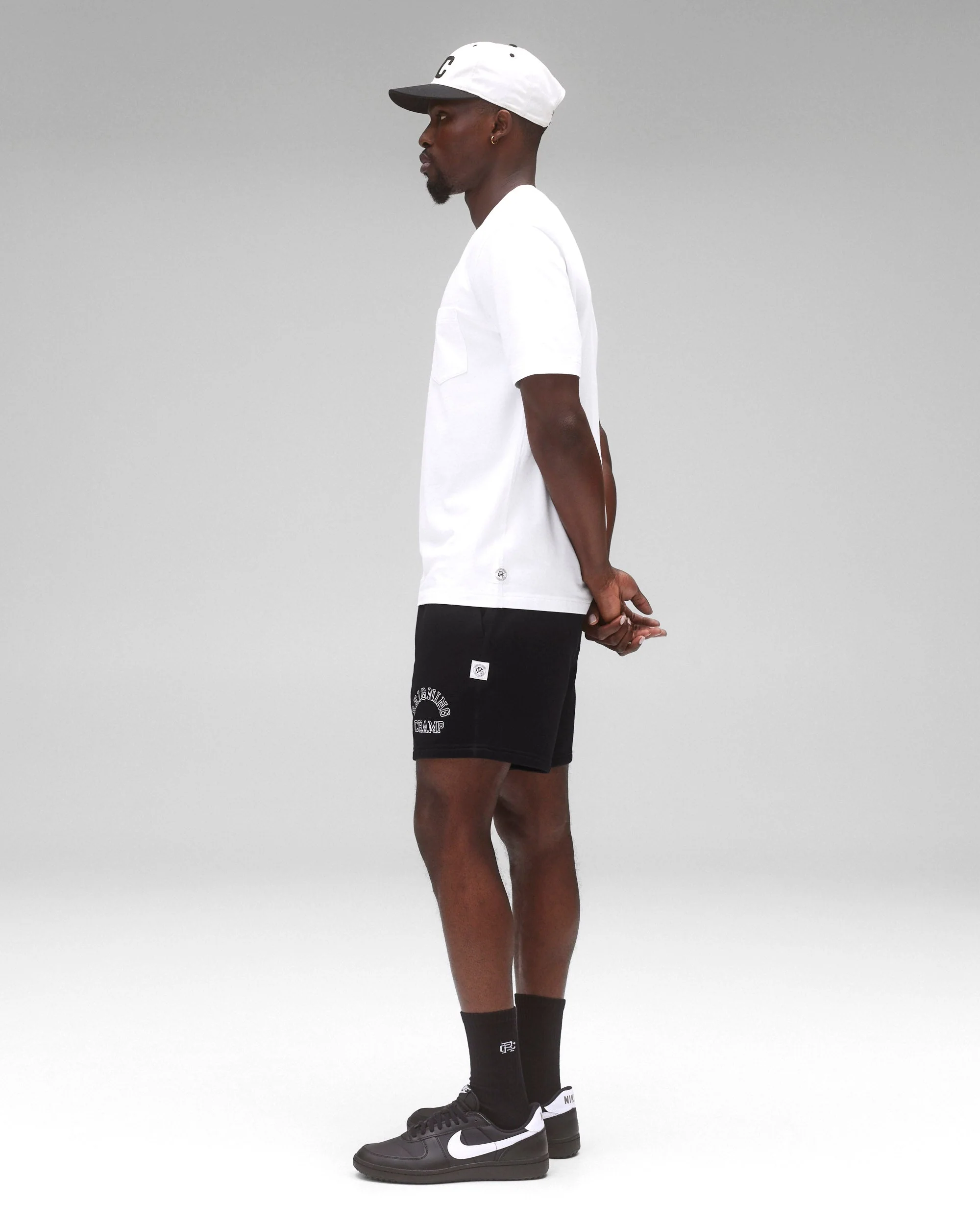 Midweight Terry Arch Logo Standard Sweatshort 6" - Image 4