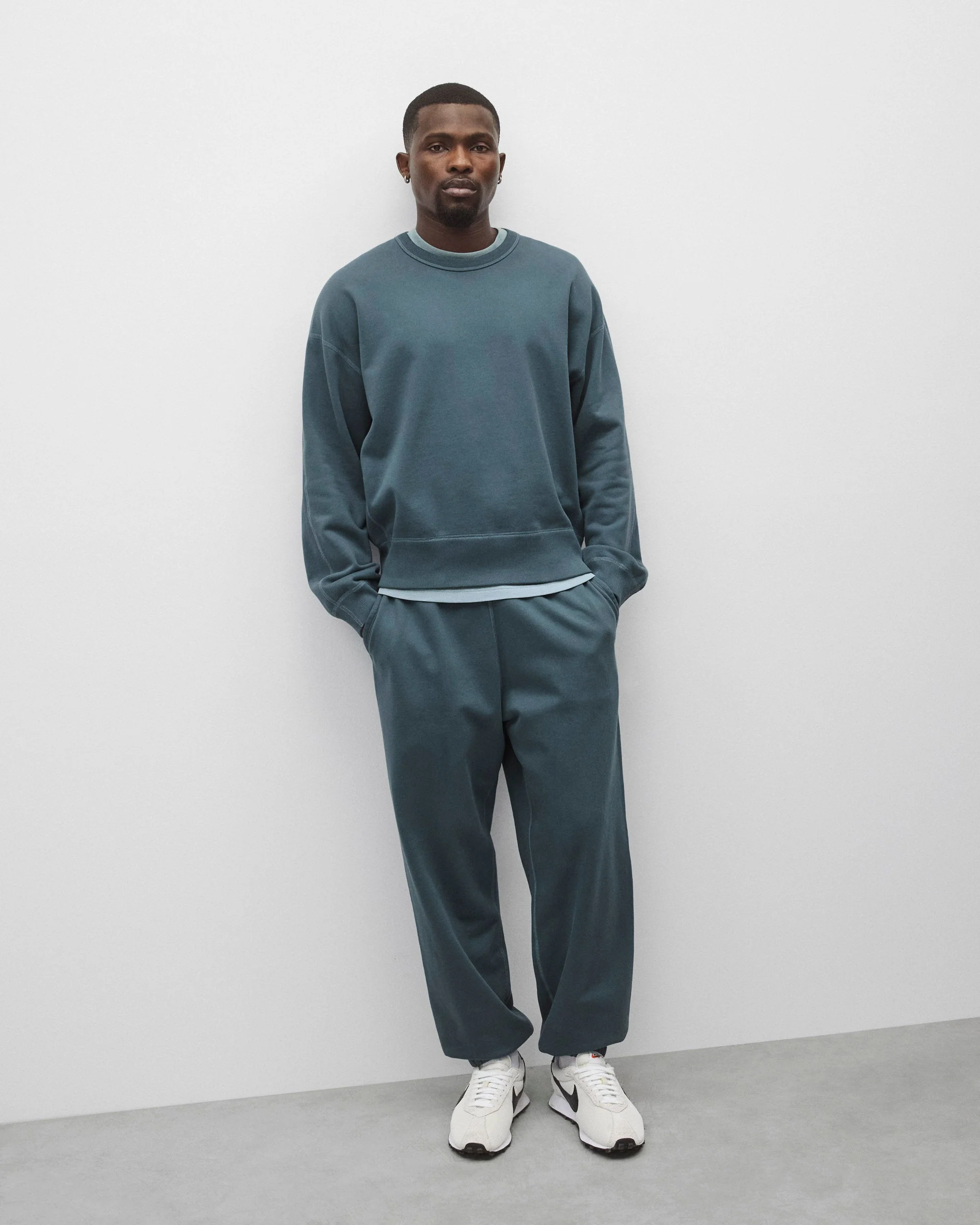 Midweight Terry Relaxed Crewneck - Image 3
