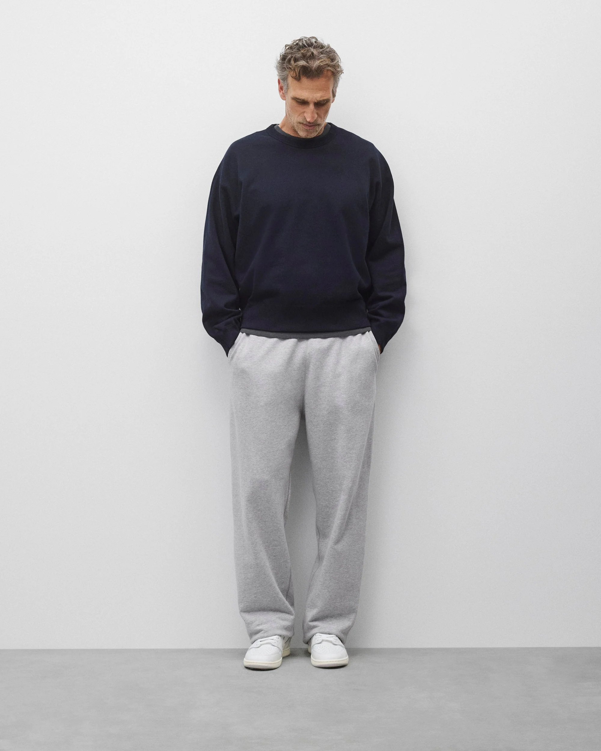 Midweight Terry Relaxed Crewneck - Image 3