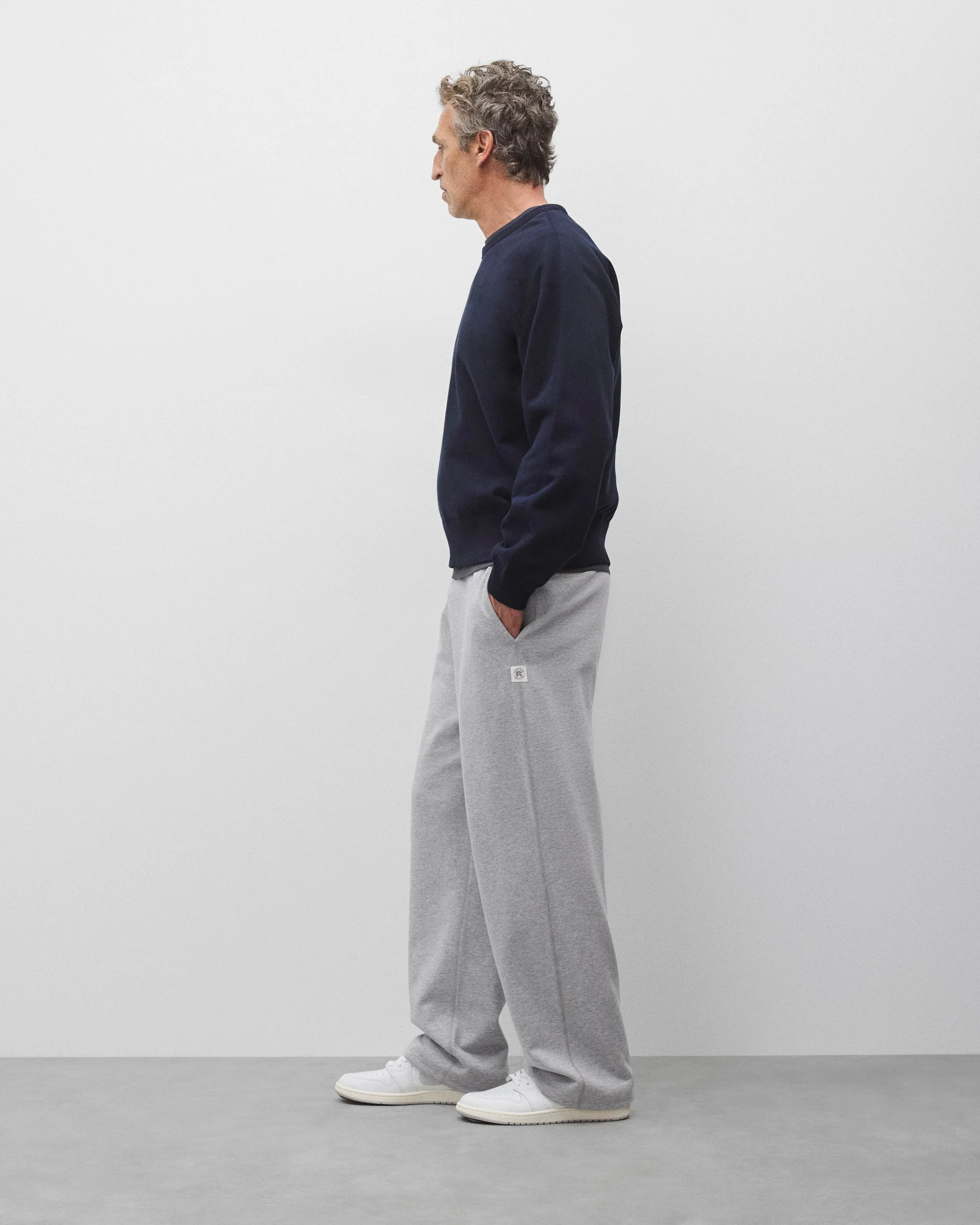 Midweight Terry Relaxed Crewneck - Image 4