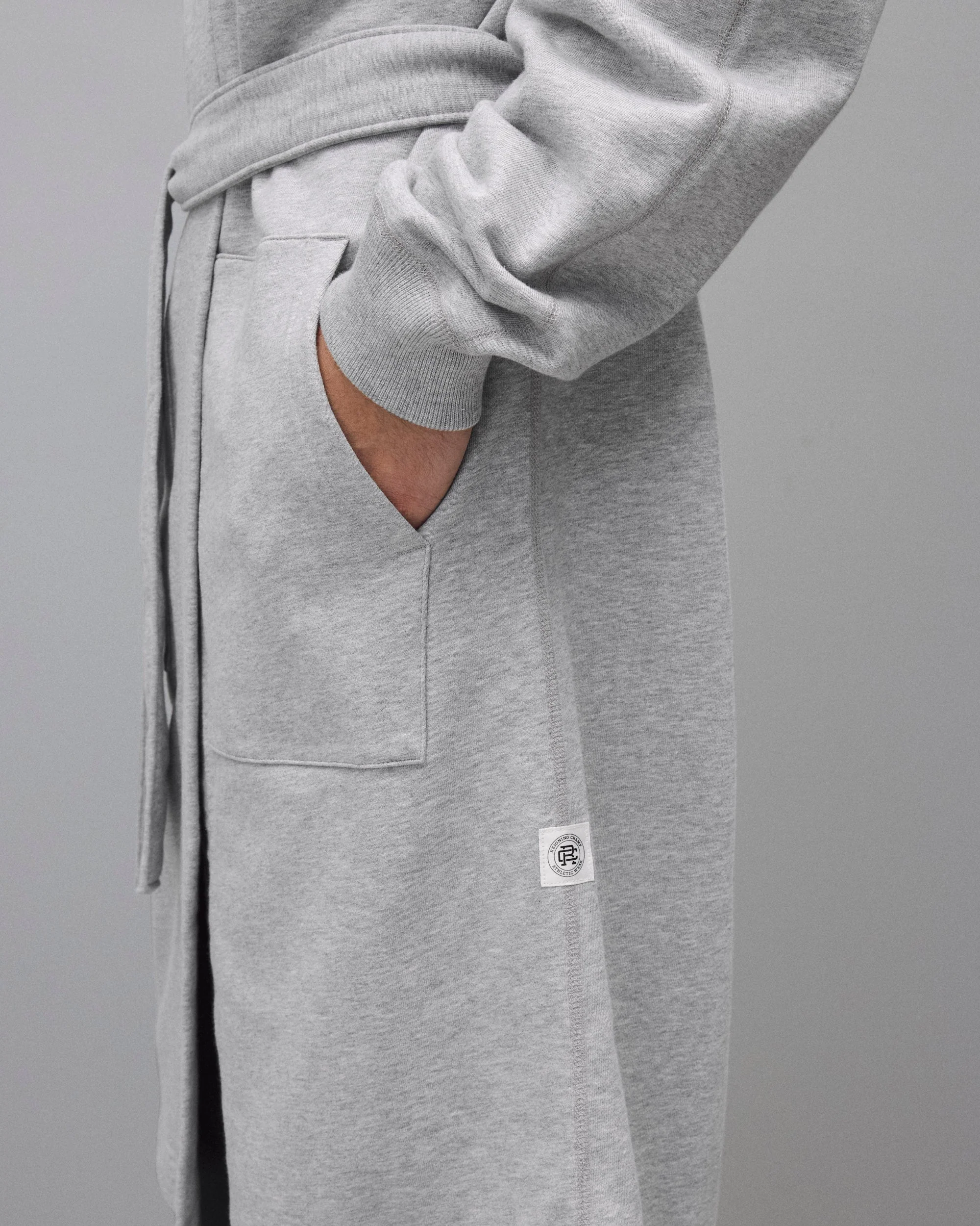 Midweight Terry Relaxed Hooded Robe - Image 7
