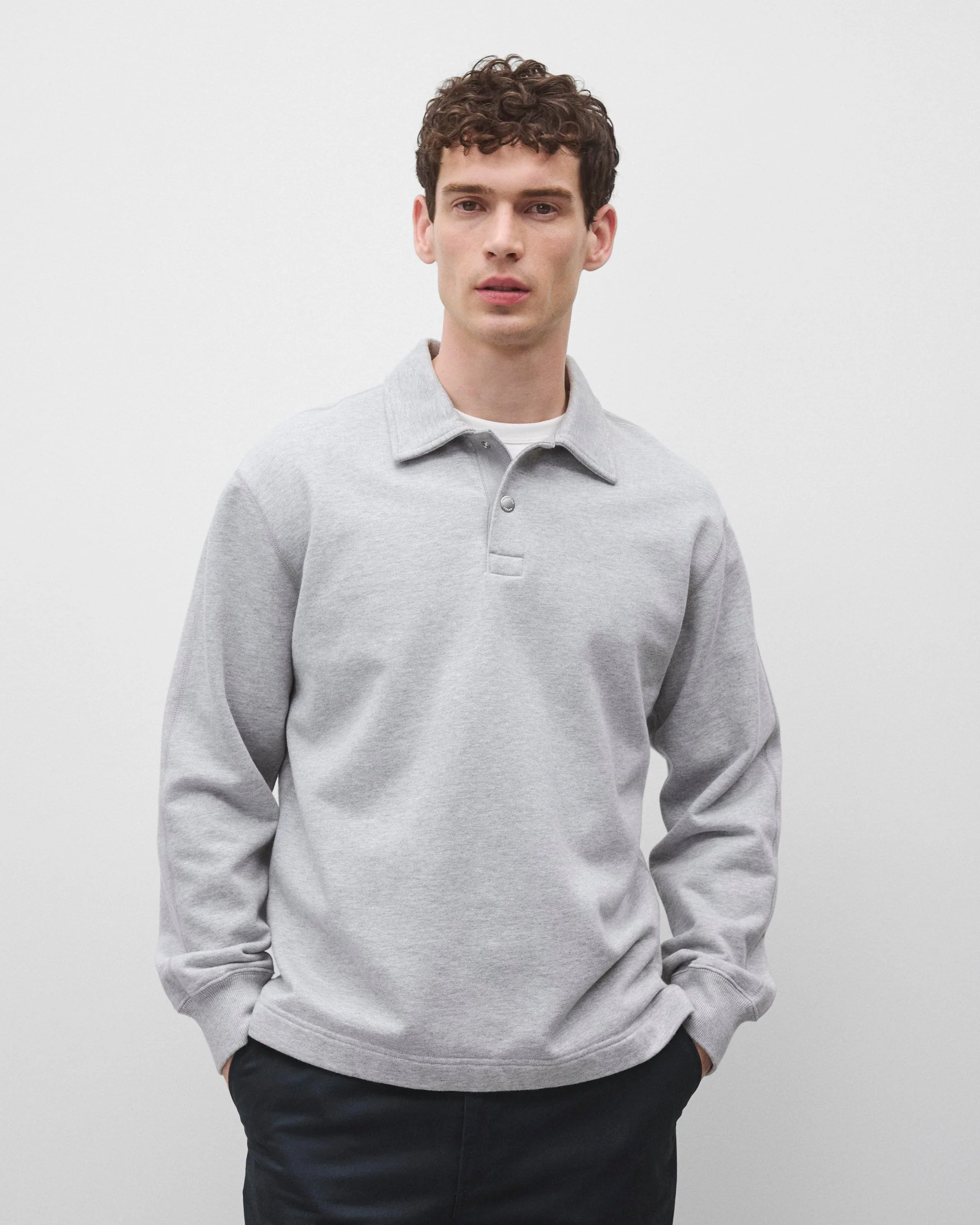 Midweight Terry Rugby Standard Sweatshirt - Image 2