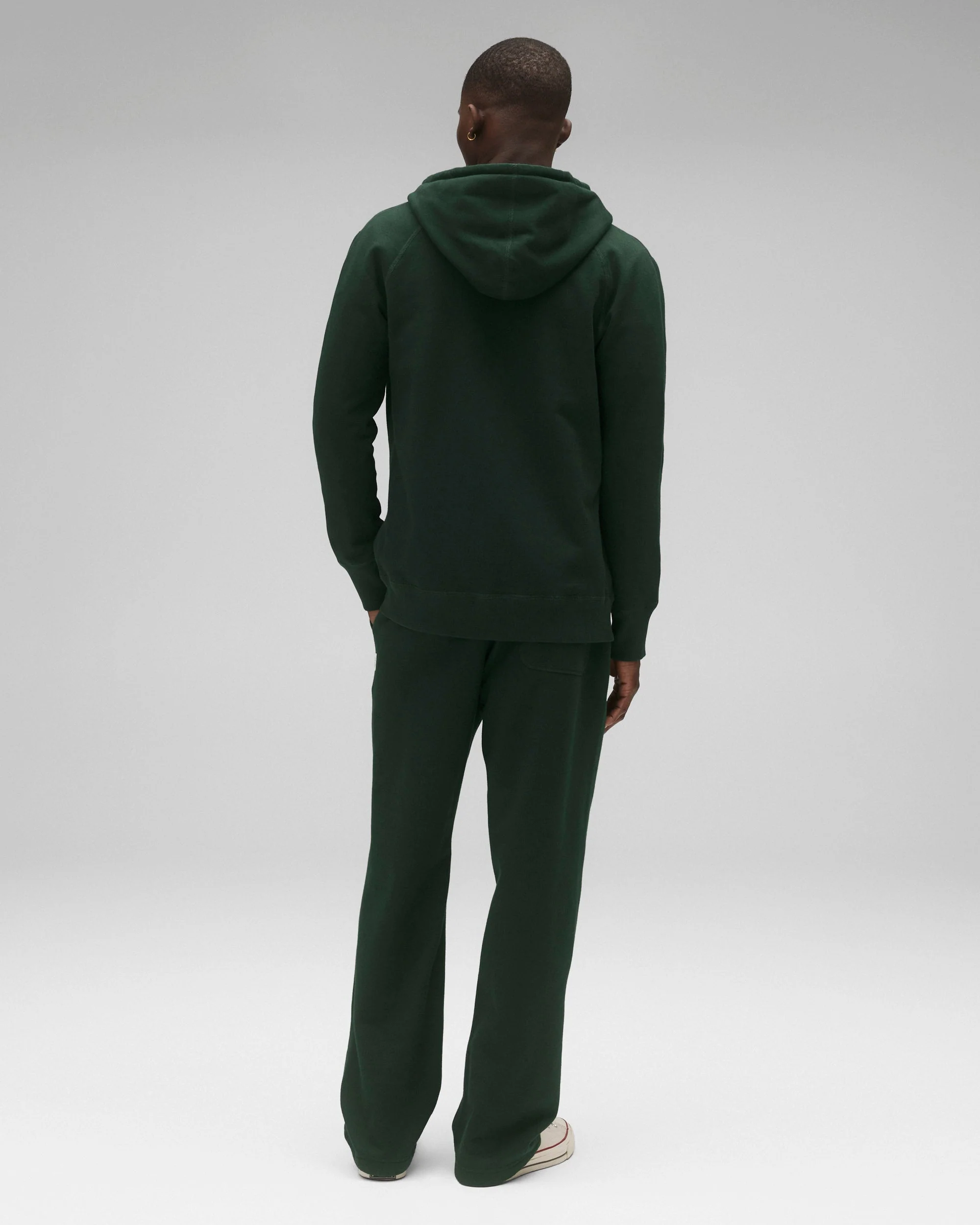 Midweight Terry Slim Zip Hoodie - Image 5