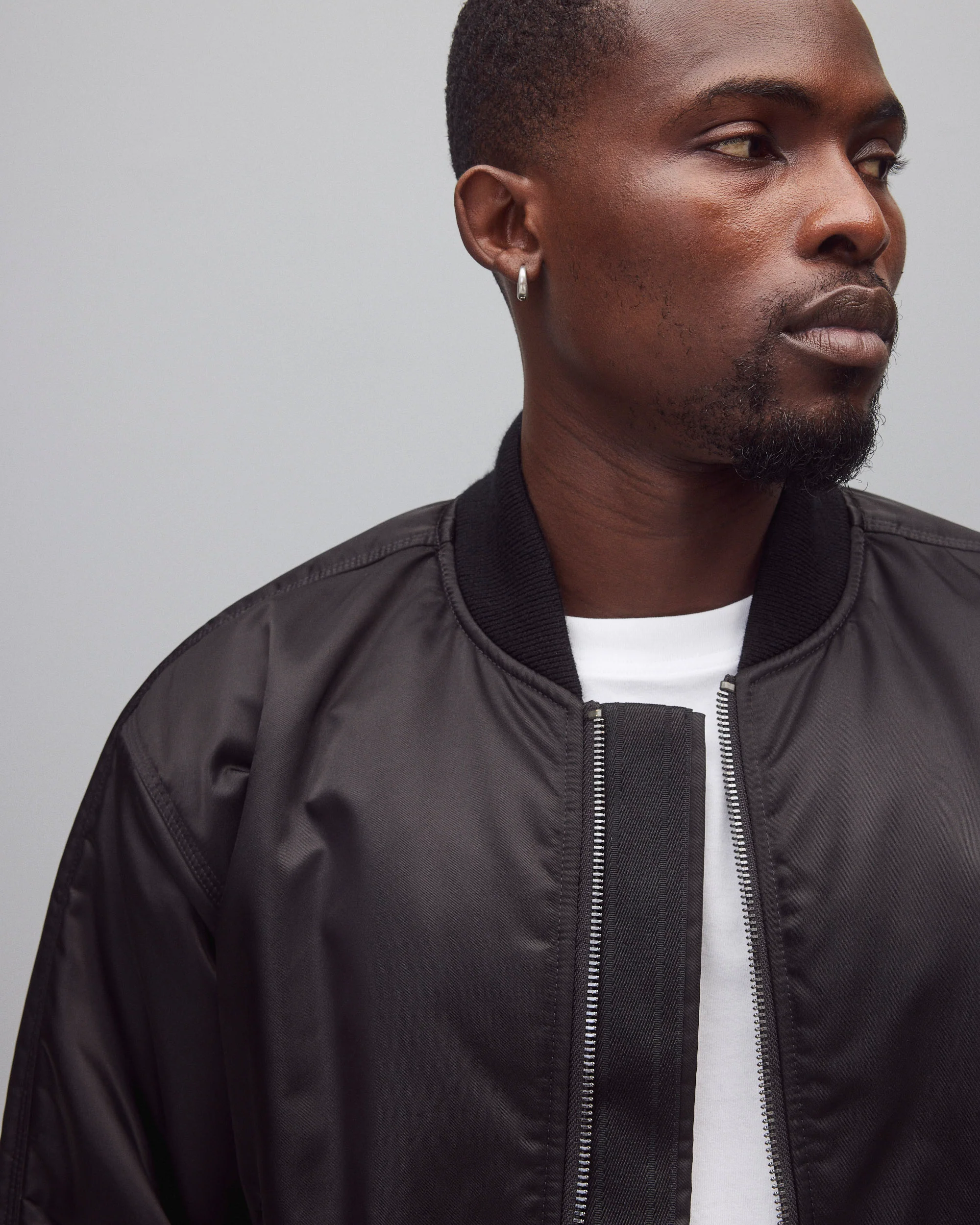 Nylon Twill Crew Jacket - Image 6