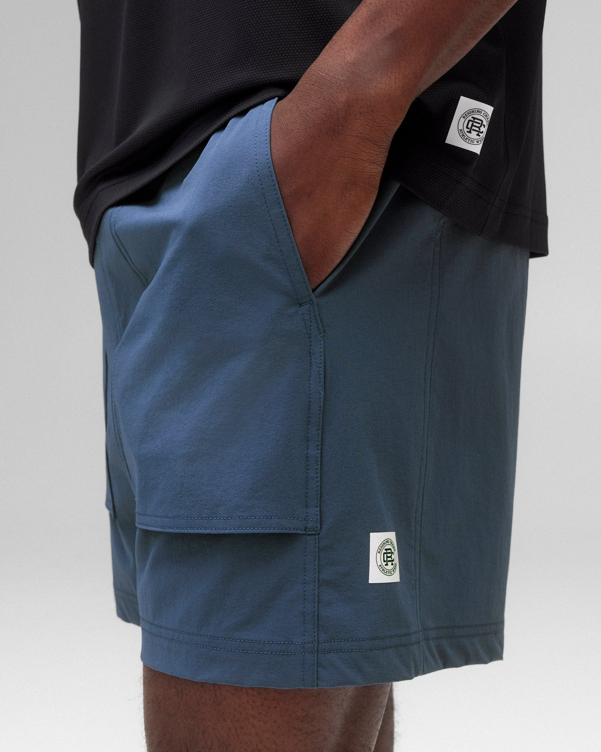Stretch Nylon Utility Standard Swim Short 6" - Image 5