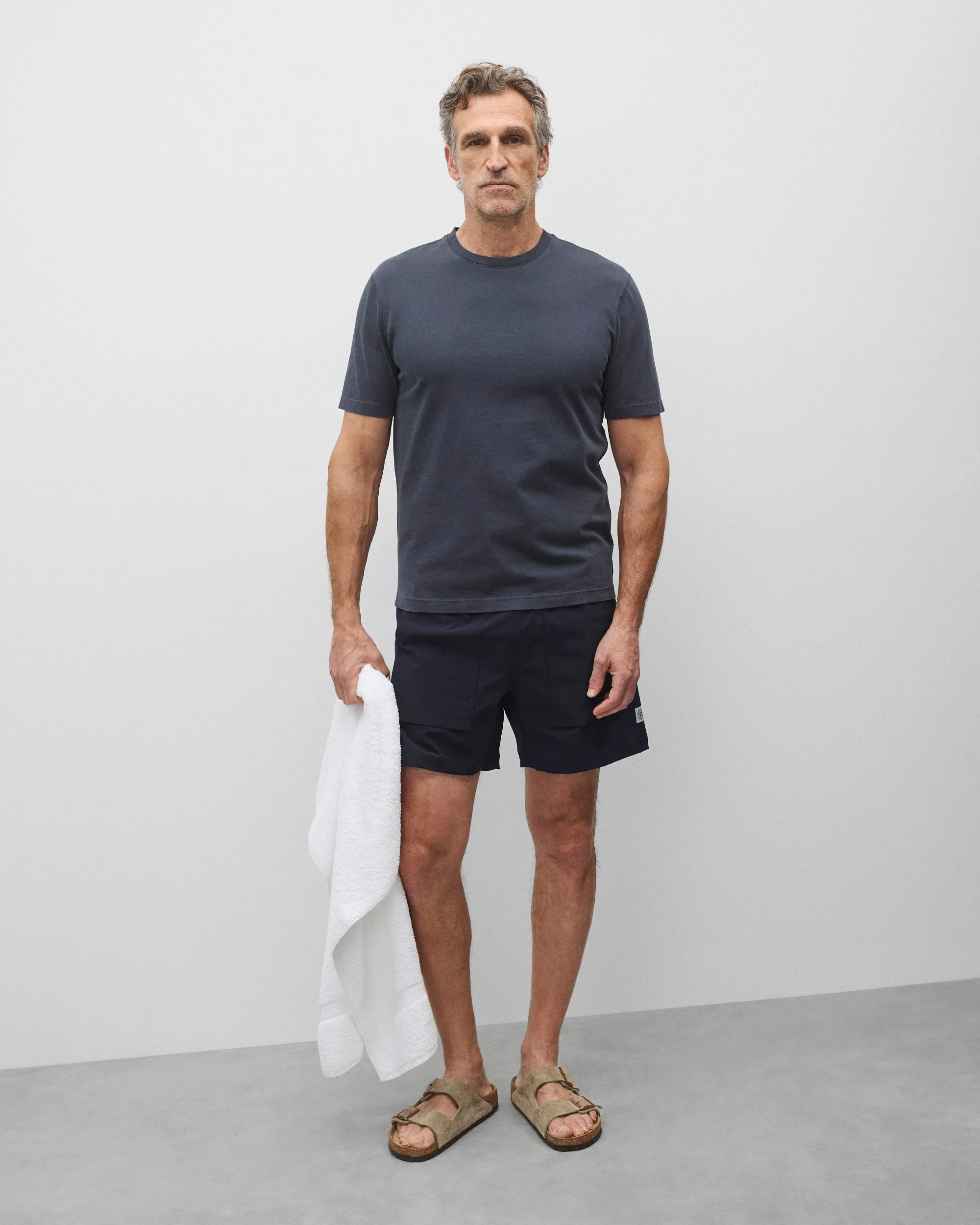 Stretch Nylon Utility Standard Swim Short 6" - Image 2