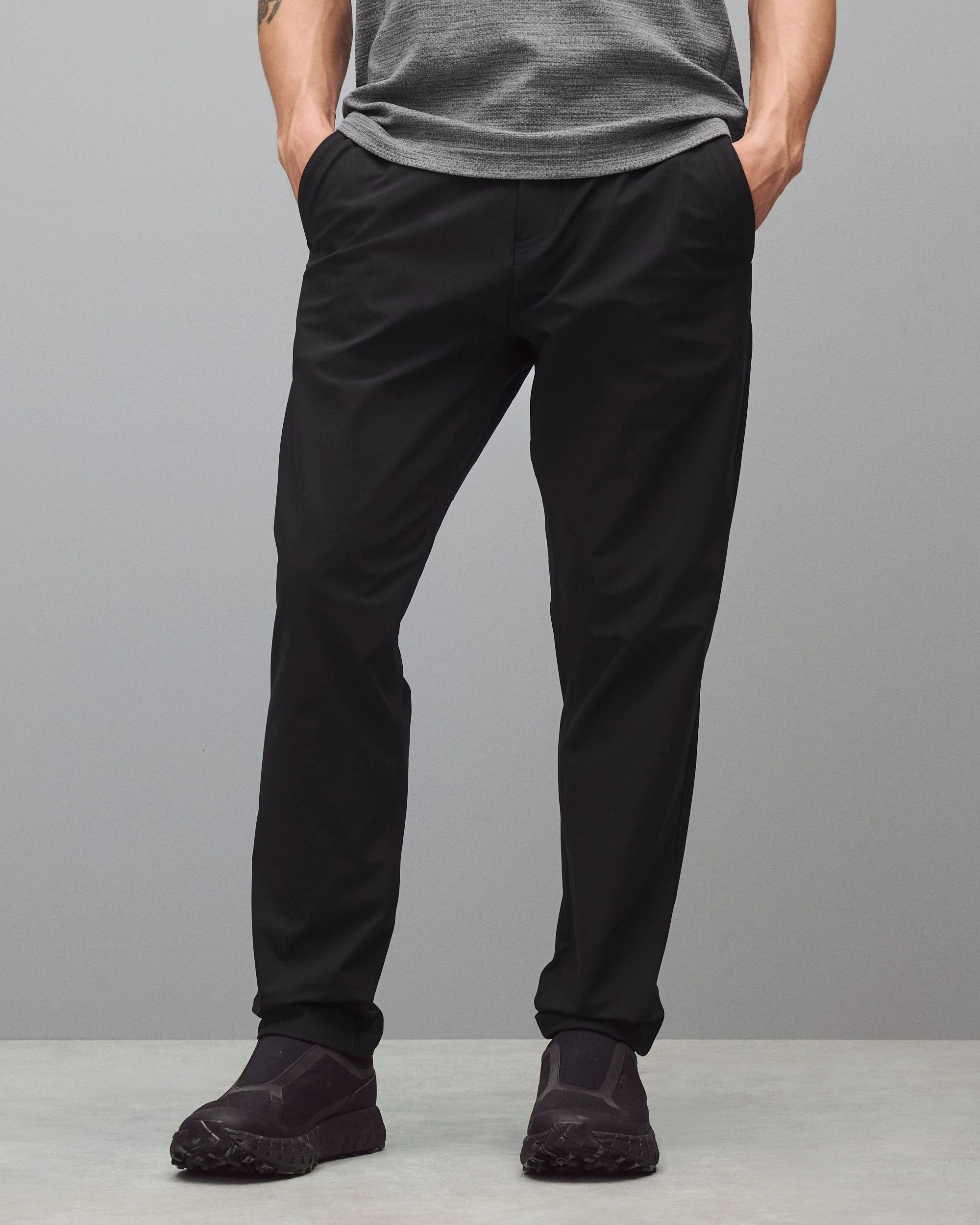 Stretch Warp Knit Coach's Slim Pant - Shorter - Image 3
