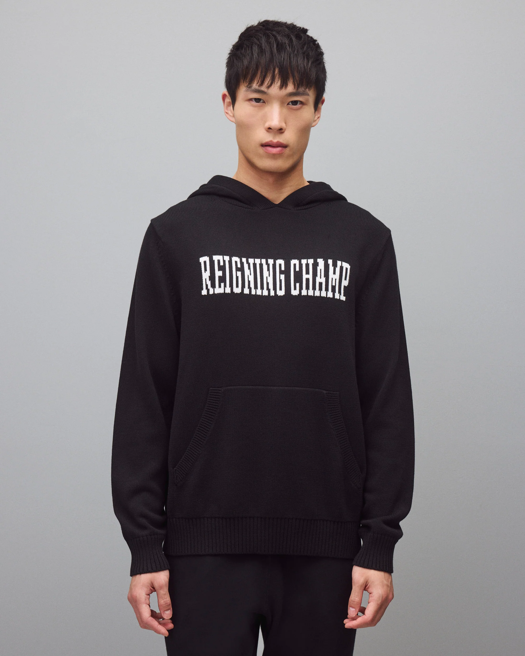 Supima Knit Collegiate Hoodie - Image 2