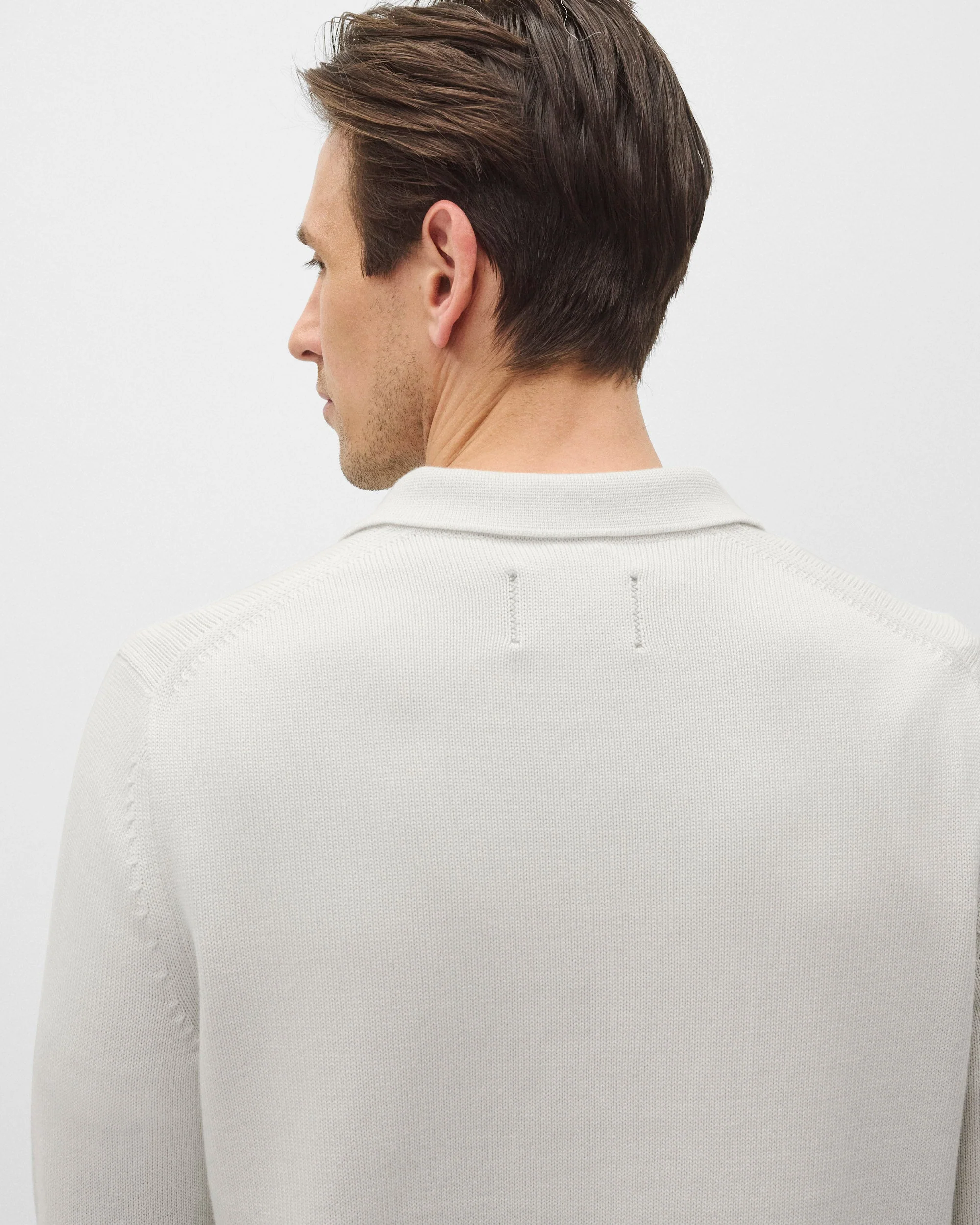 Supima Knit Commodore Polo Sweater - Image 6
