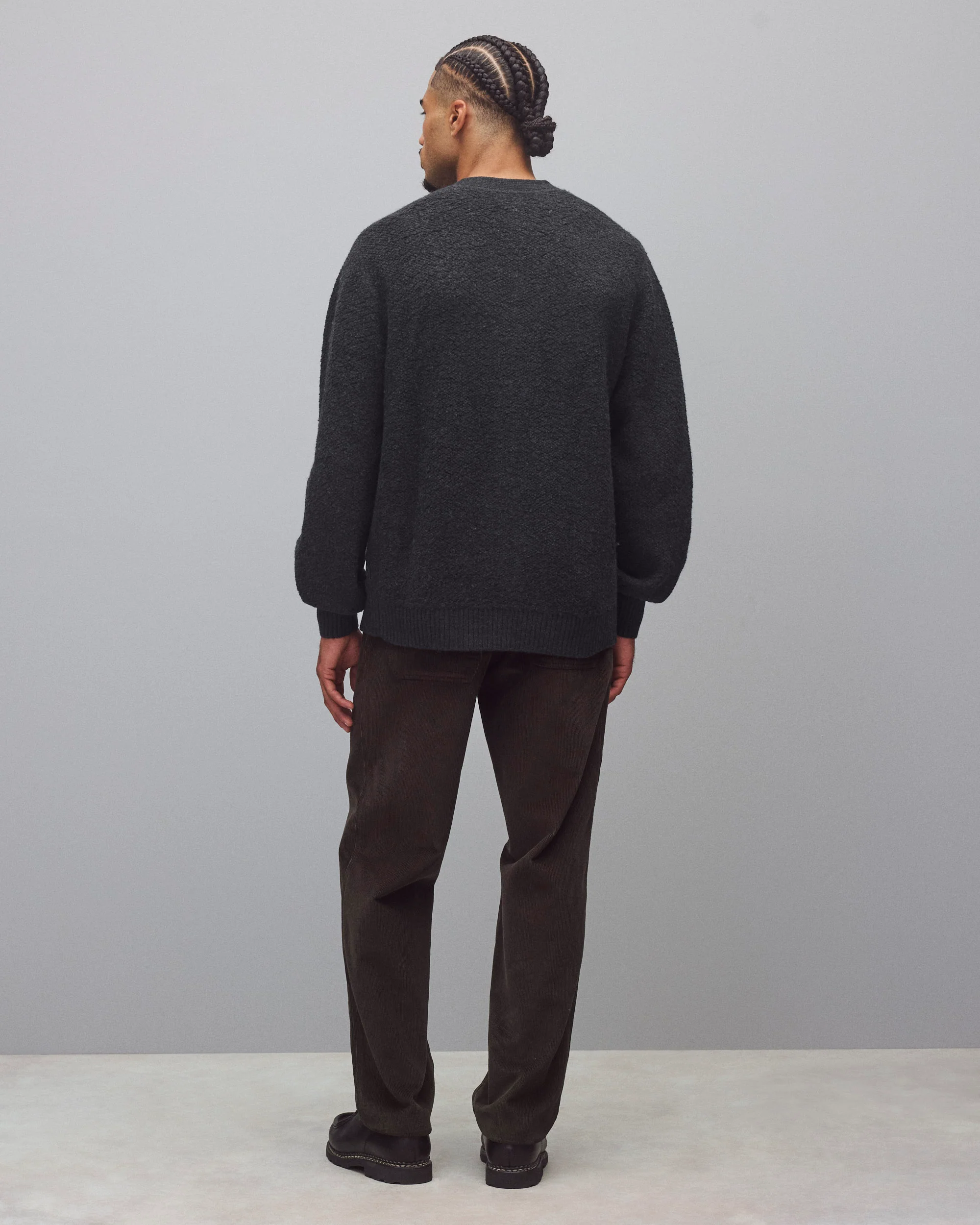 Textured Boucle Turf Cardigan - Image 5