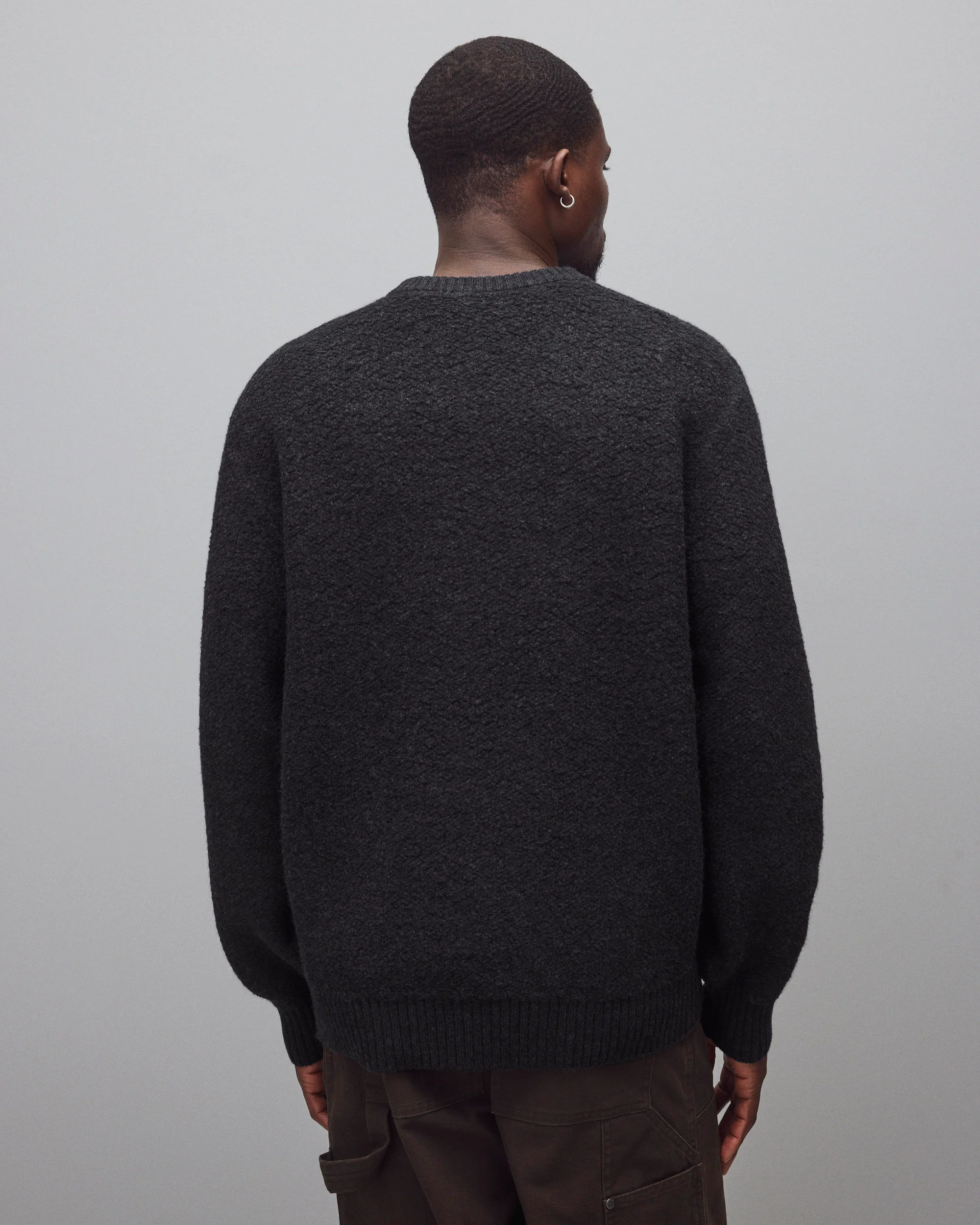 Textured Boucle Turf Crewneck - Image 5