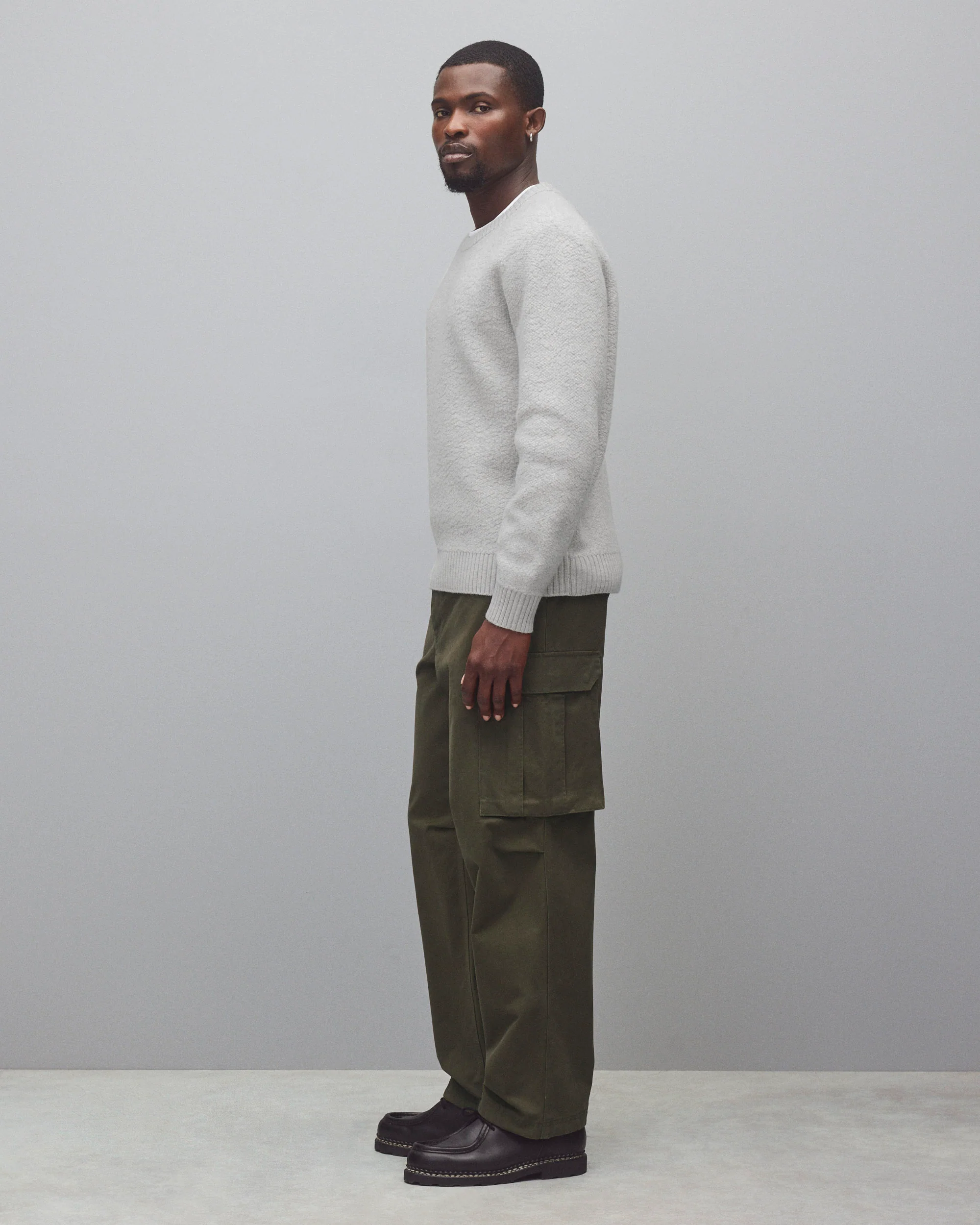 Textured Boucle Turf Crewneck - Image 4