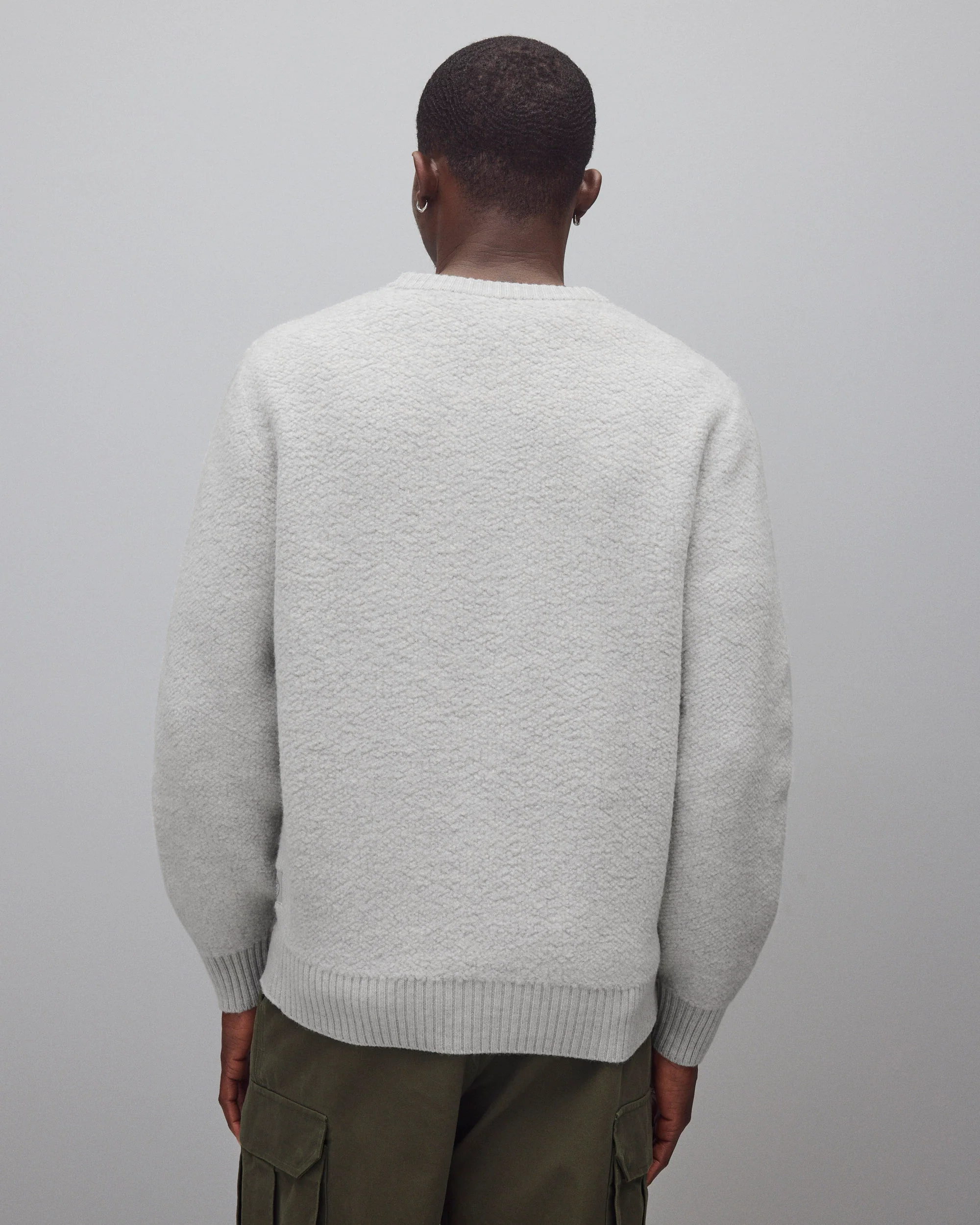Textured Boucle Turf Crewneck - Image 5