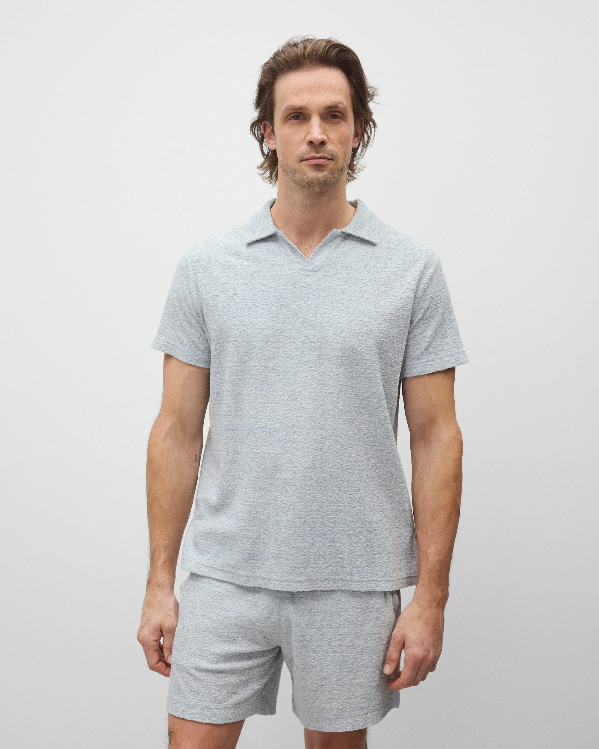Textured Terry Standard Polo - Image 2