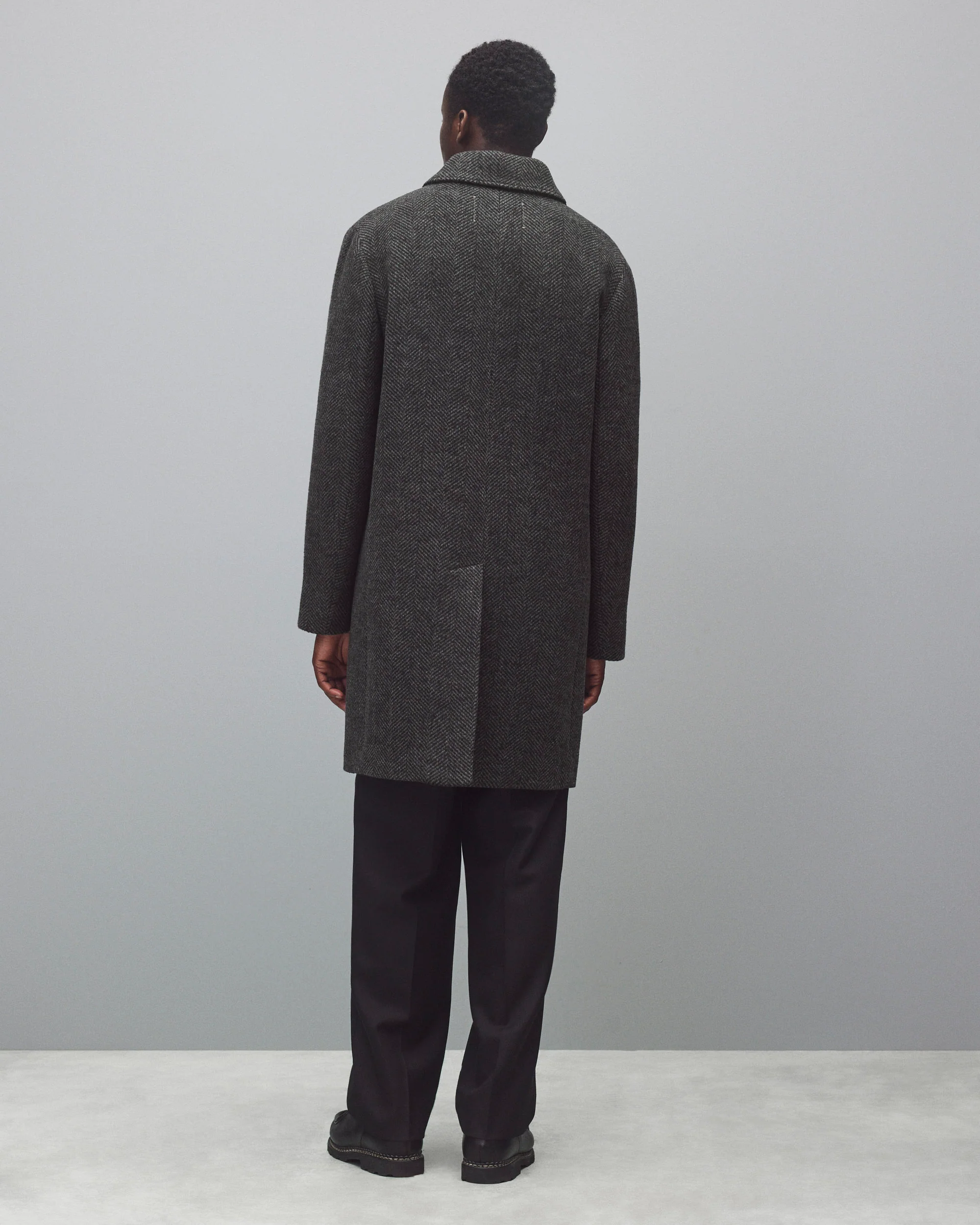 Wool Herringbone Scout Coat - Image 4